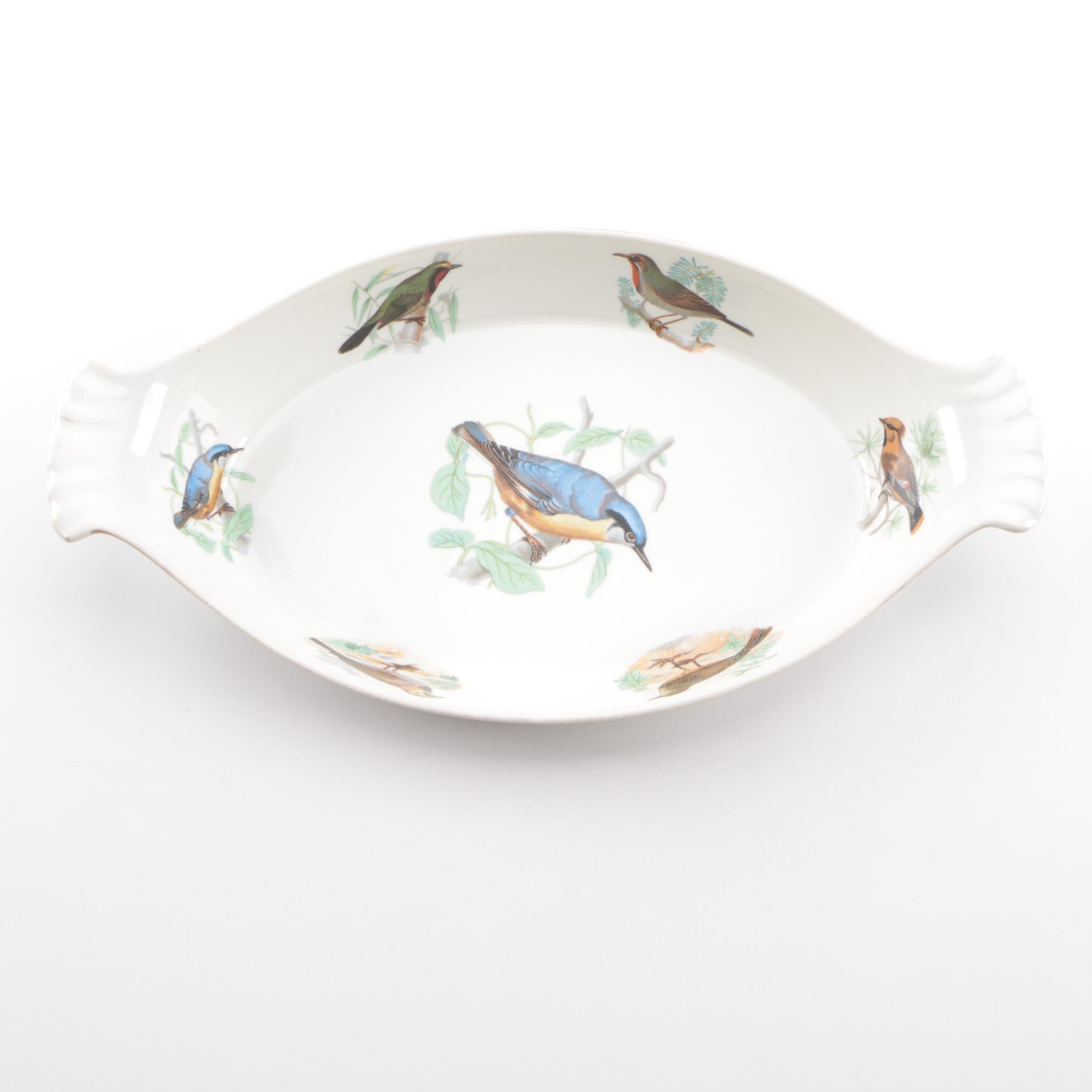French Porcelain Serveware Featuring Louis Lourioux
