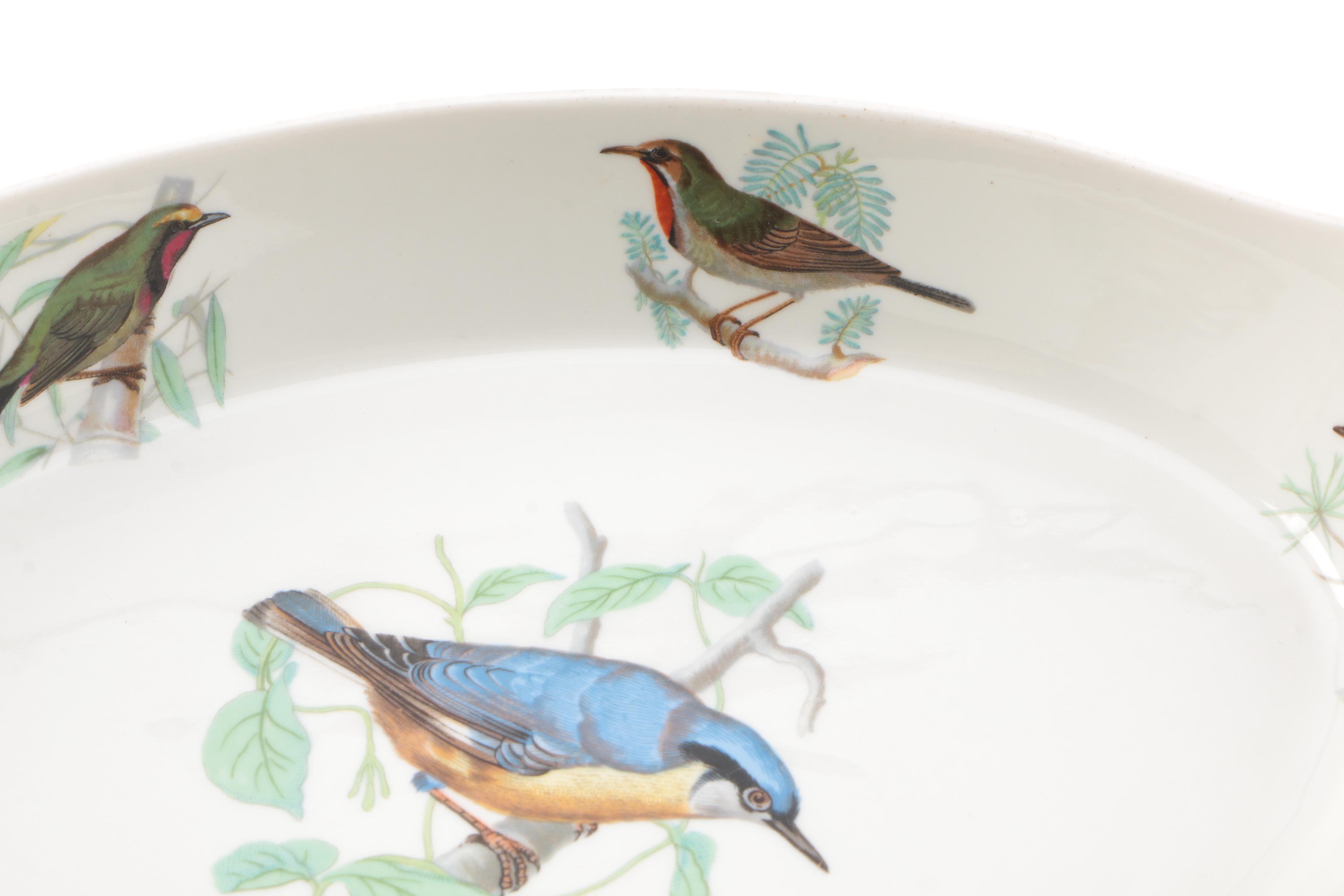 French Porcelain Serveware Featuring Louis Lourioux