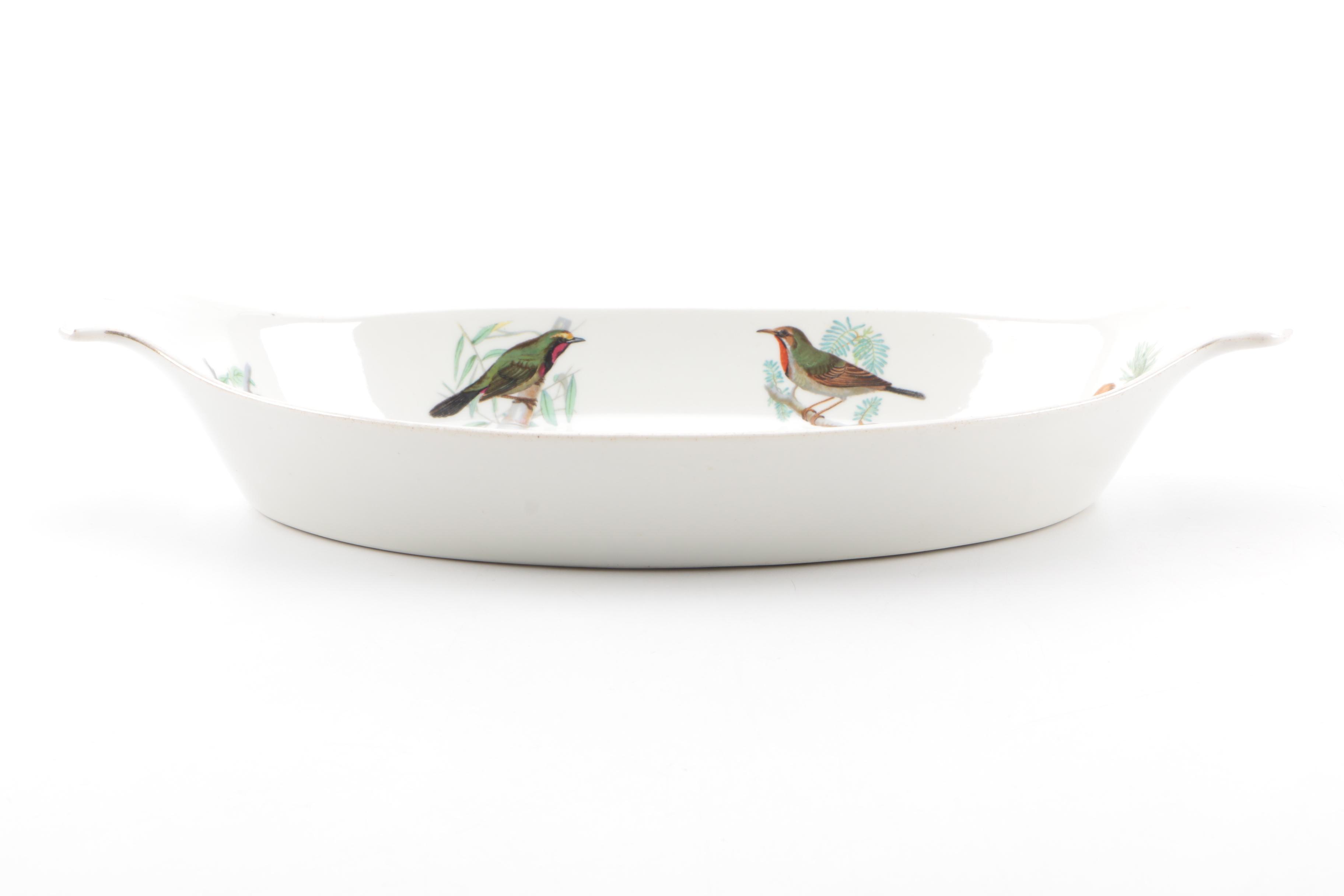 French Porcelain Serveware Featuring Louis Lourioux