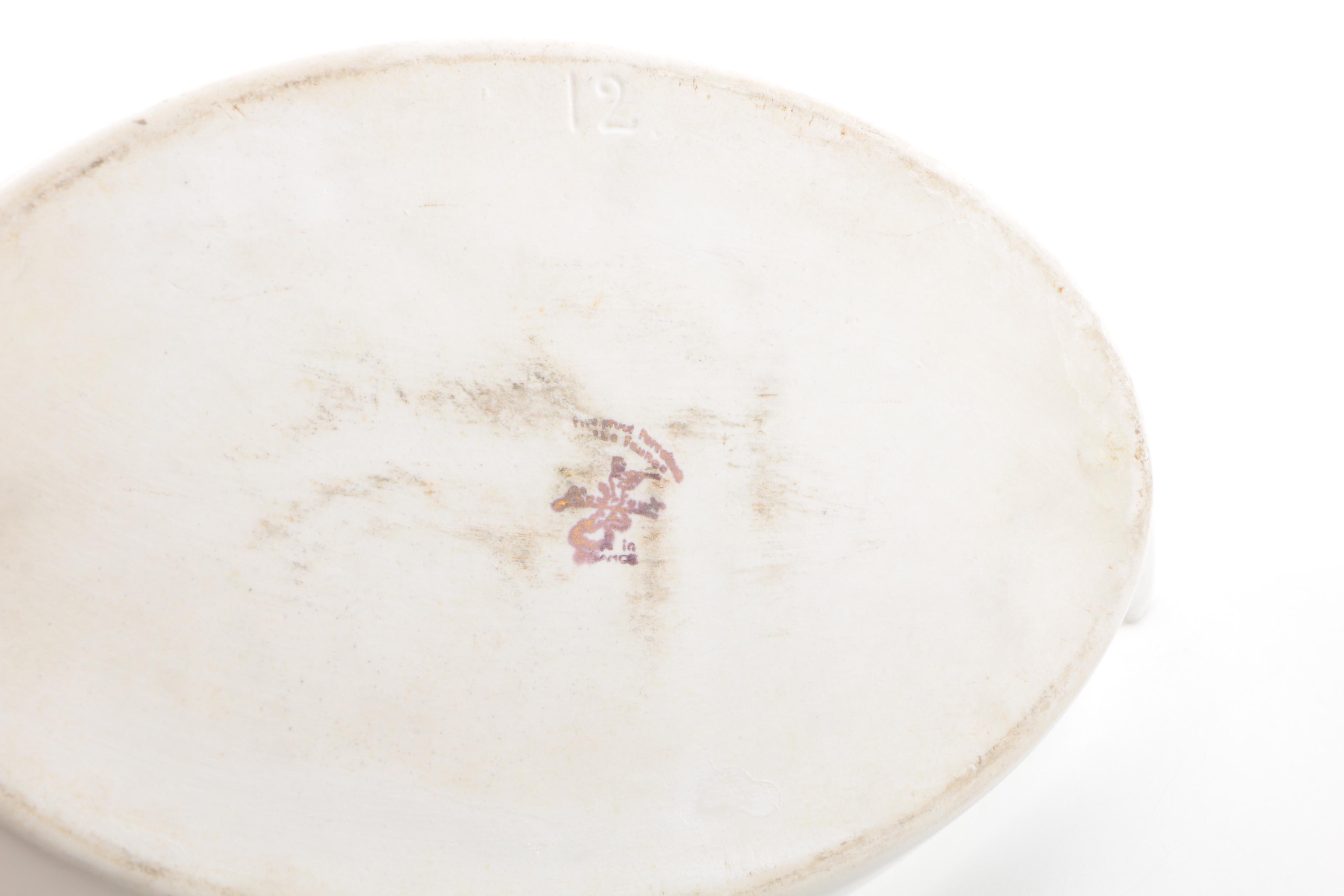 French Porcelain Serveware Featuring Louis Lourioux