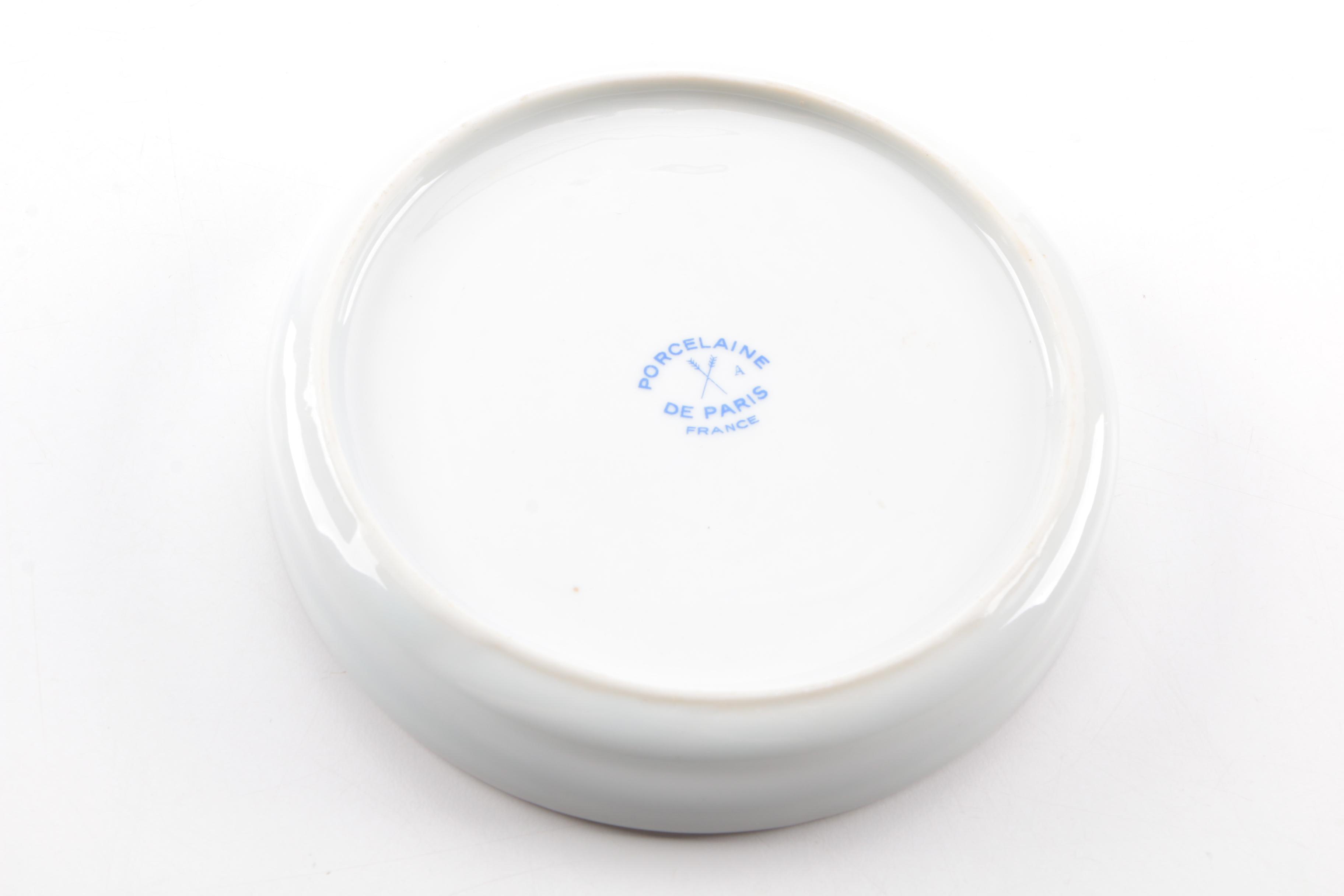 French Porcelain Serveware Featuring Louis Lourioux