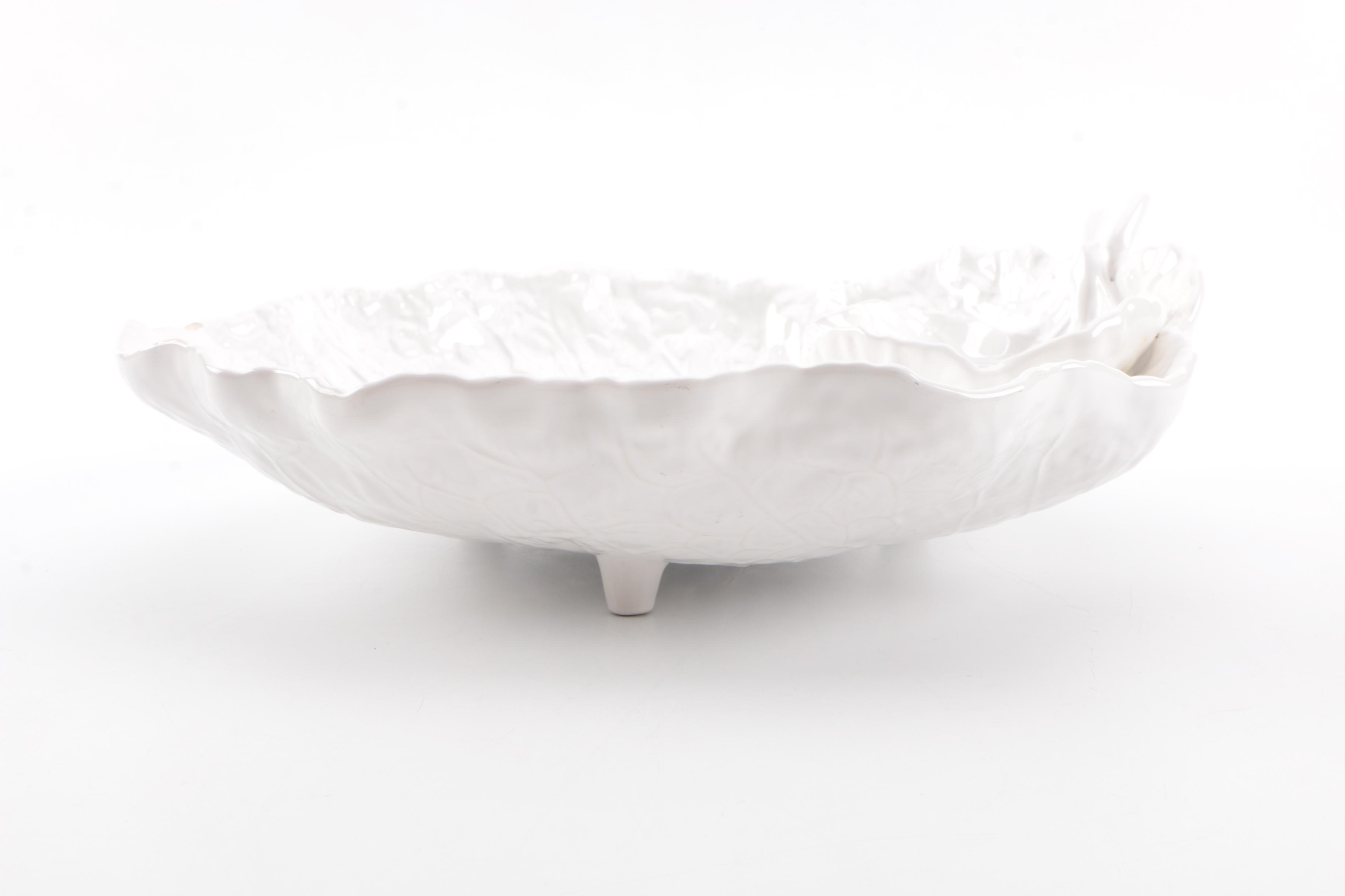 Garden-Themed Ceramic Serveware