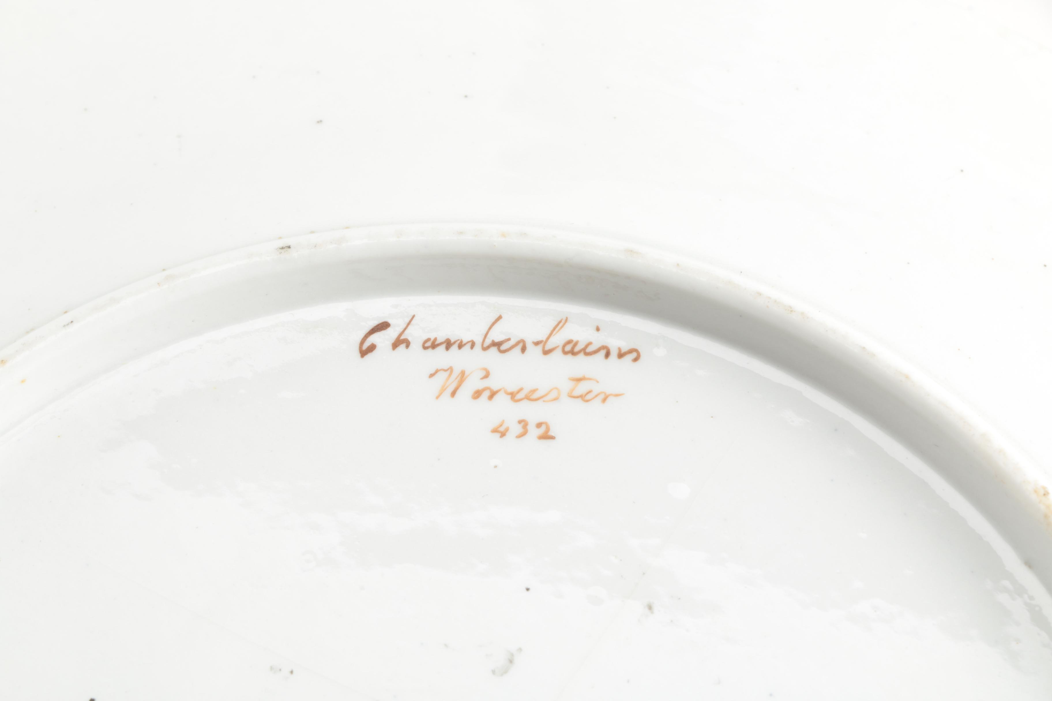 Chamberlain "Worcester" Porcelain Tableware