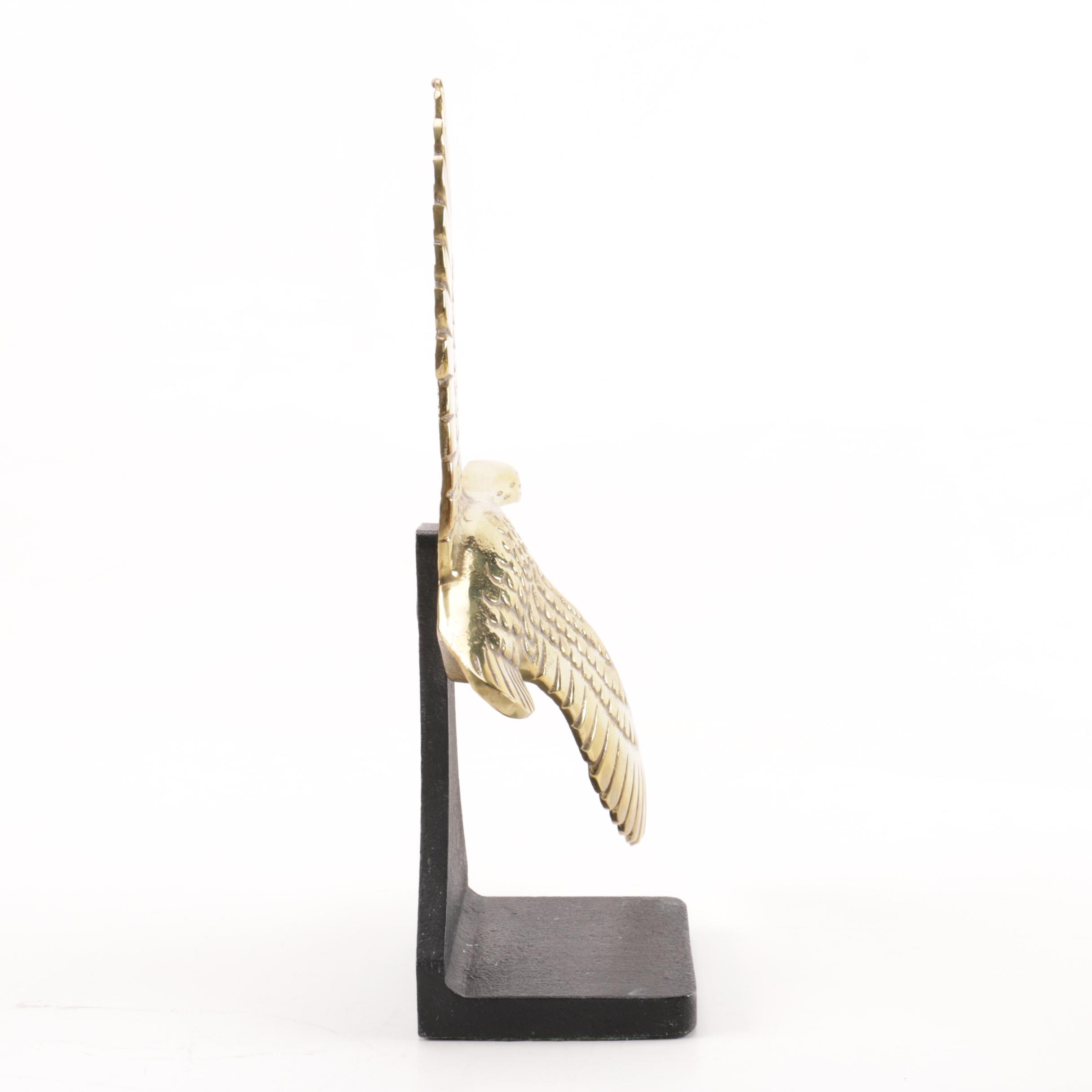 Brass Duck Bookends