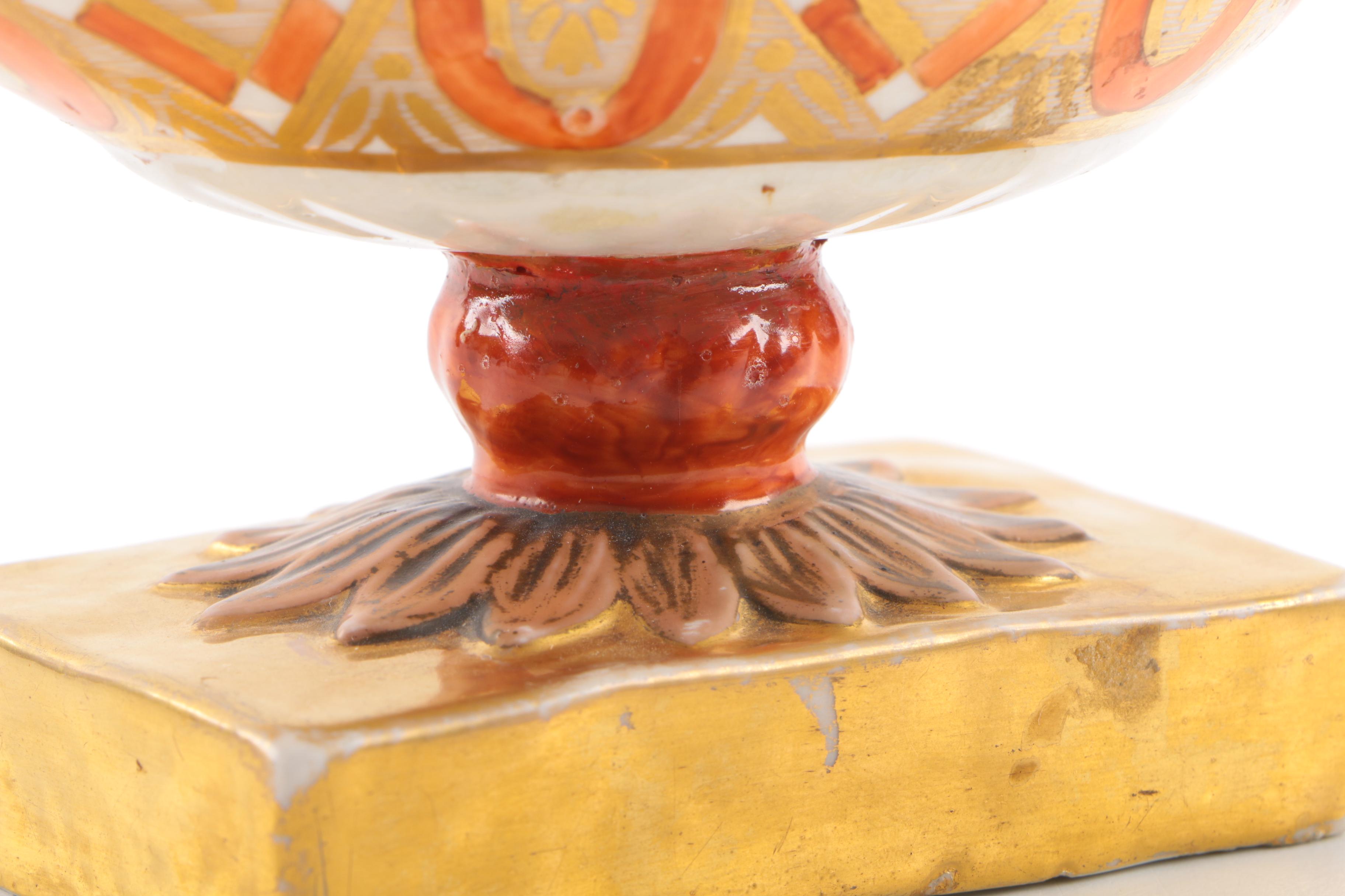 Ceramic Goose Oil Lamp Figurine