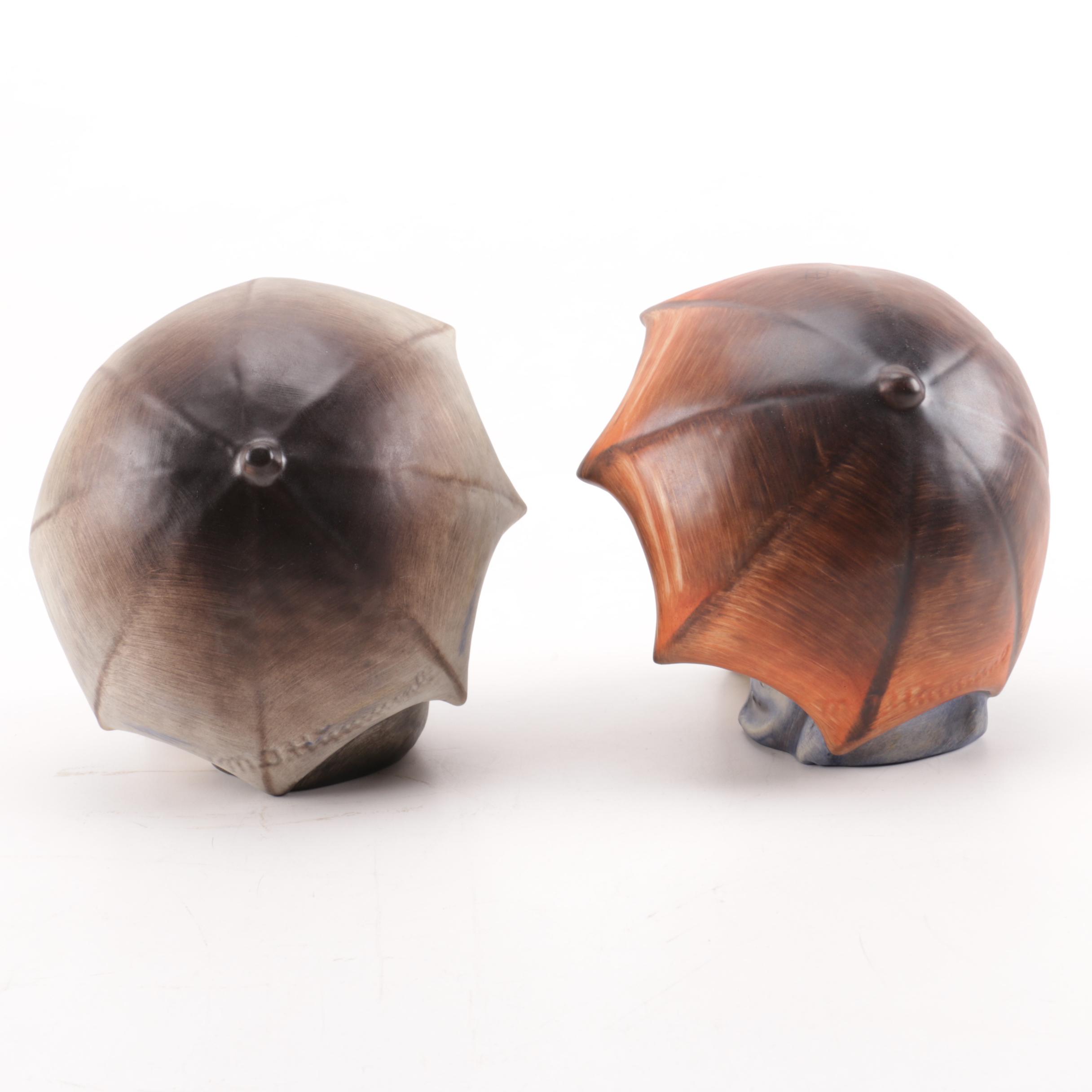 M.I. Hummel "Umbrella Girl" and "Umbrella Boy" Figurines