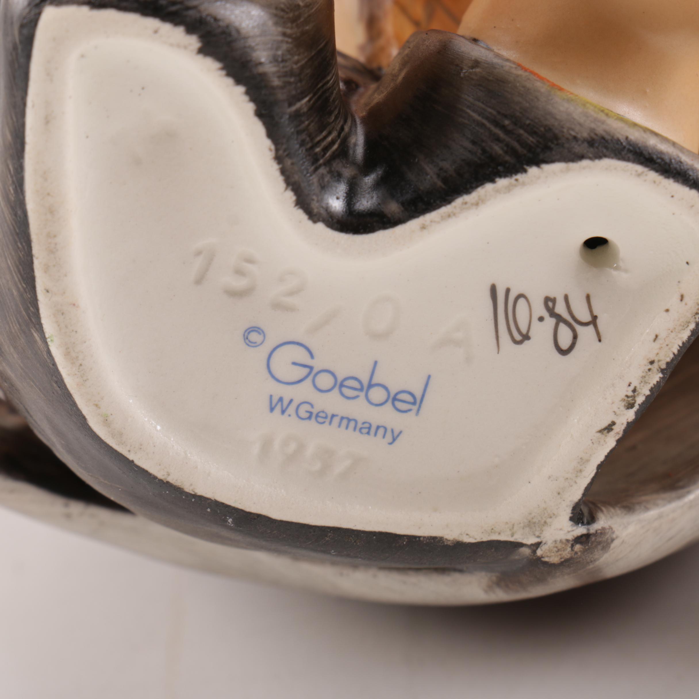 M.I. Hummel "Umbrella Girl" and "Umbrella Boy" Figurines