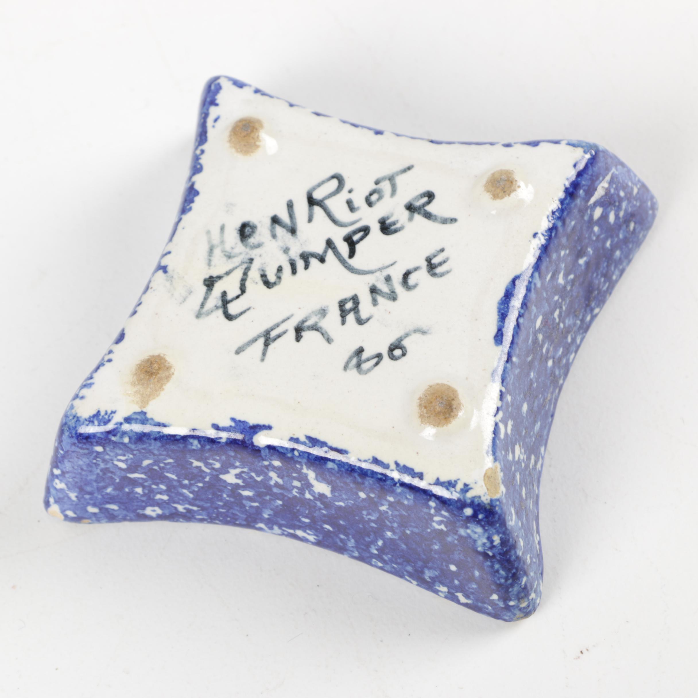 Henriot Quimper Faïence Miniature Pottery