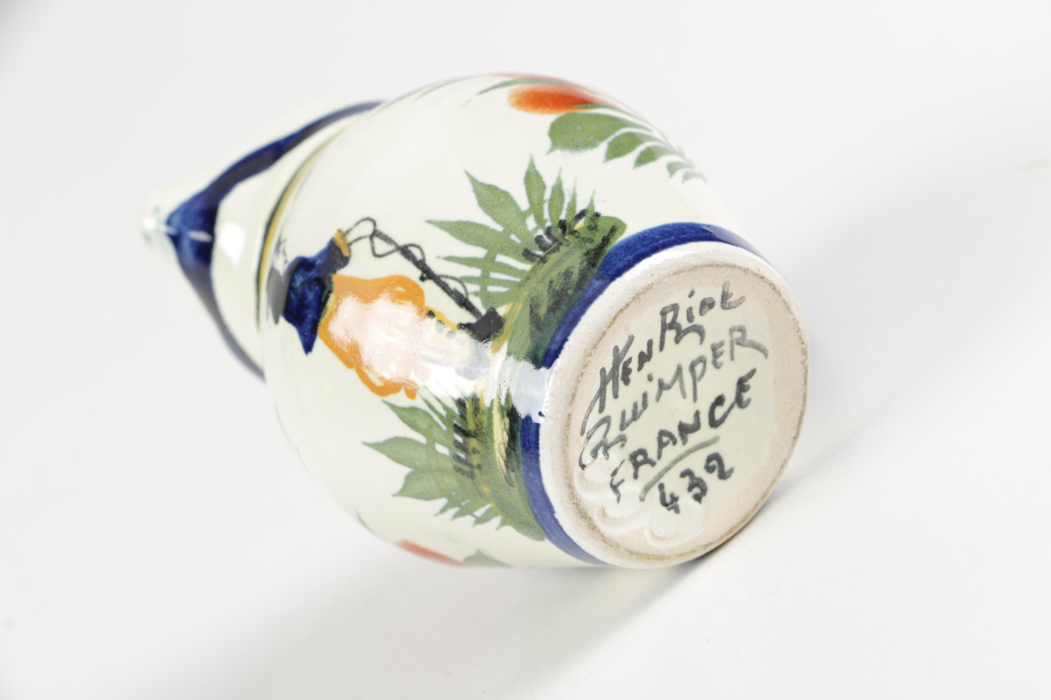 Henriot Quimper Faïence Miniature Pottery