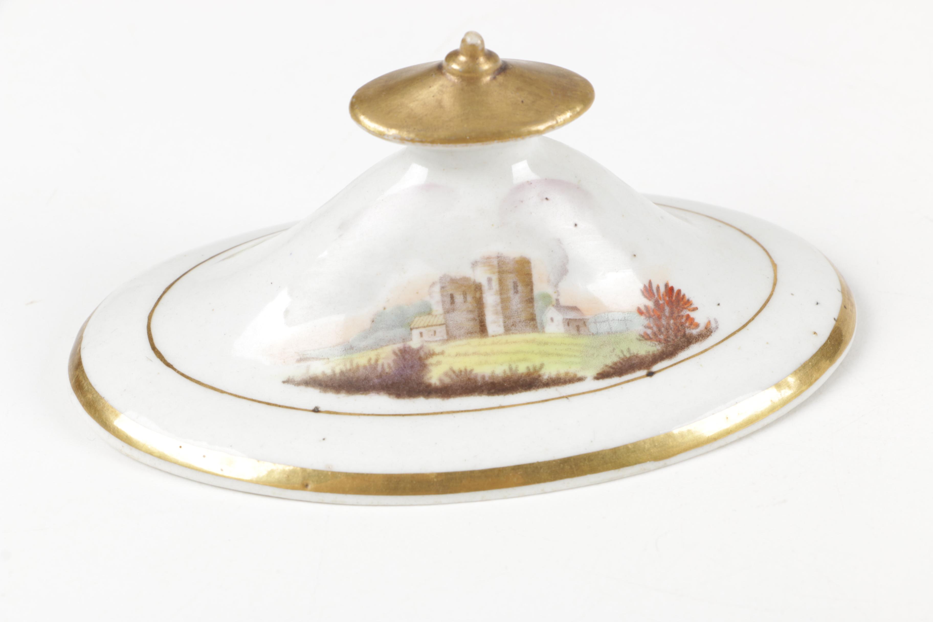 Antique English and Continental Hand-Painted Porcelain