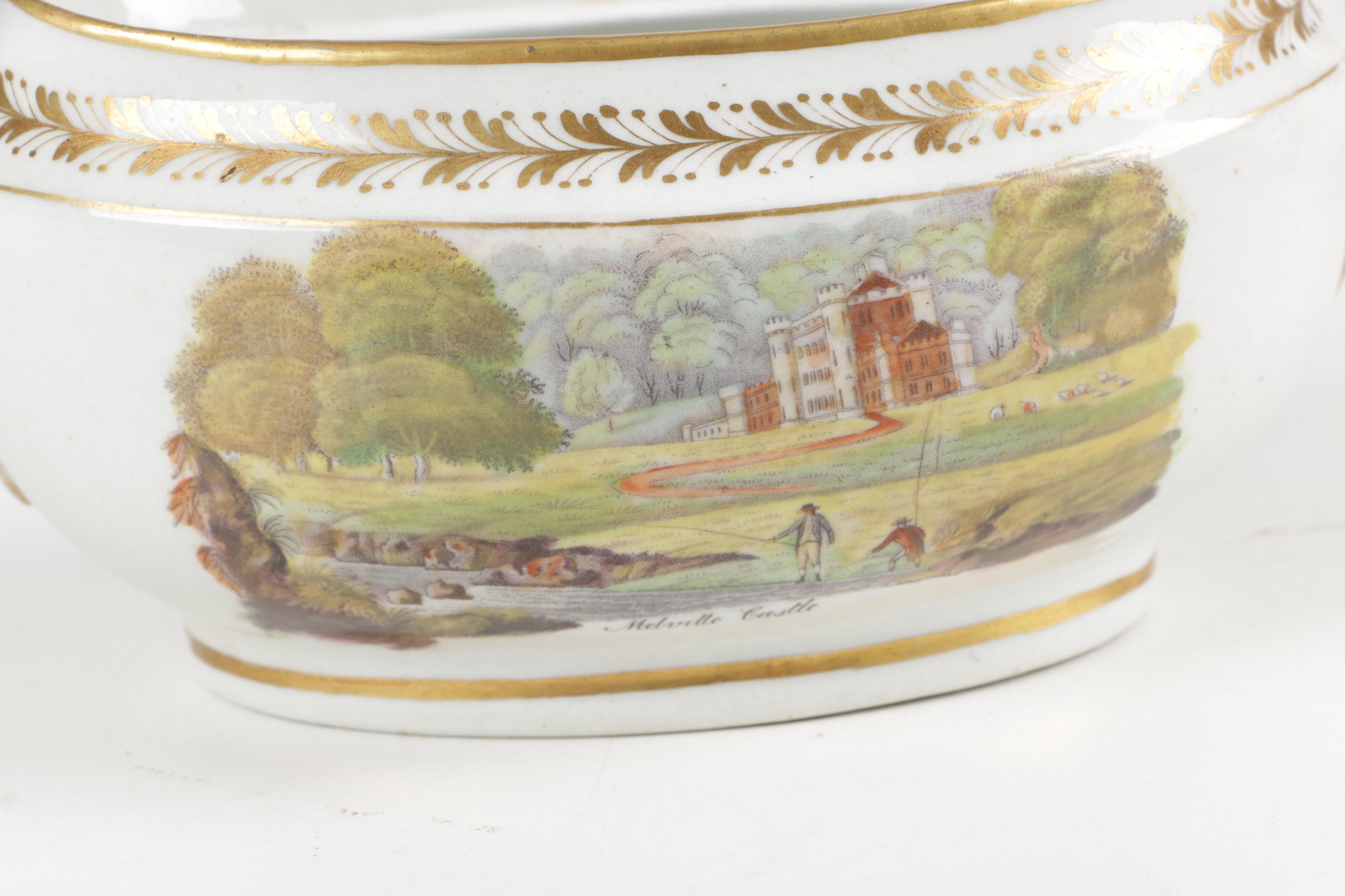 Antique English and Continental Hand-Painted Porcelain