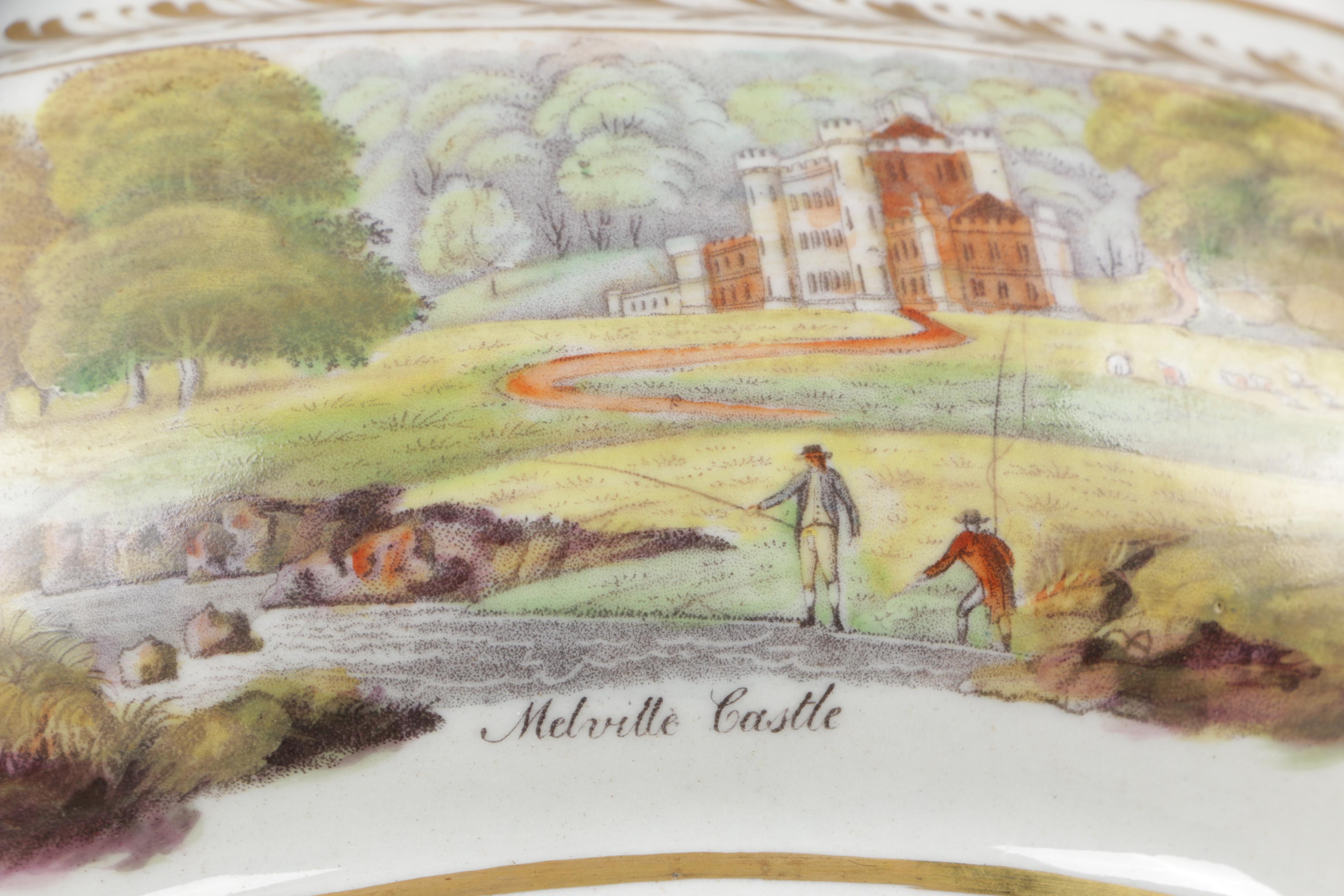 Antique English and Continental Hand-Painted Porcelain