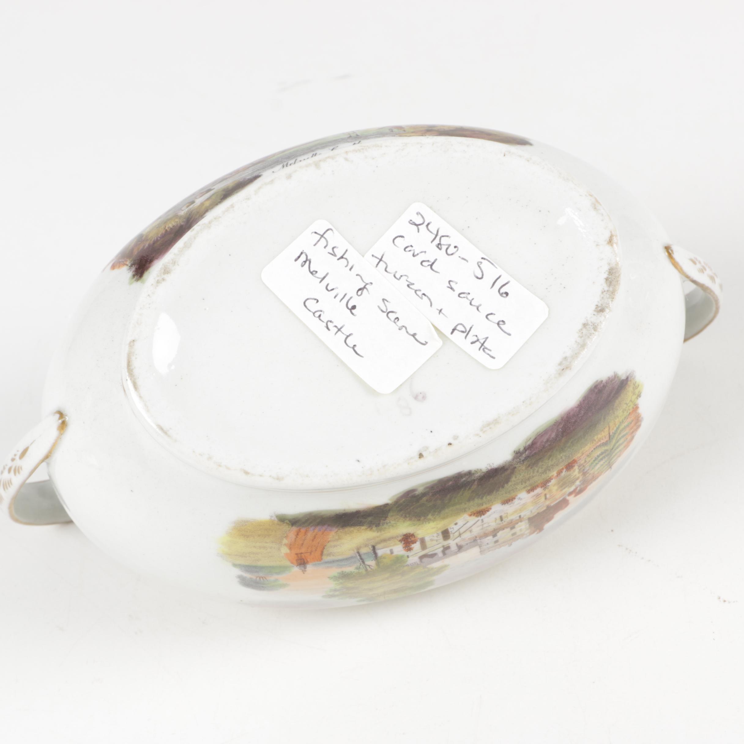 Antique English and Continental Hand-Painted Porcelain