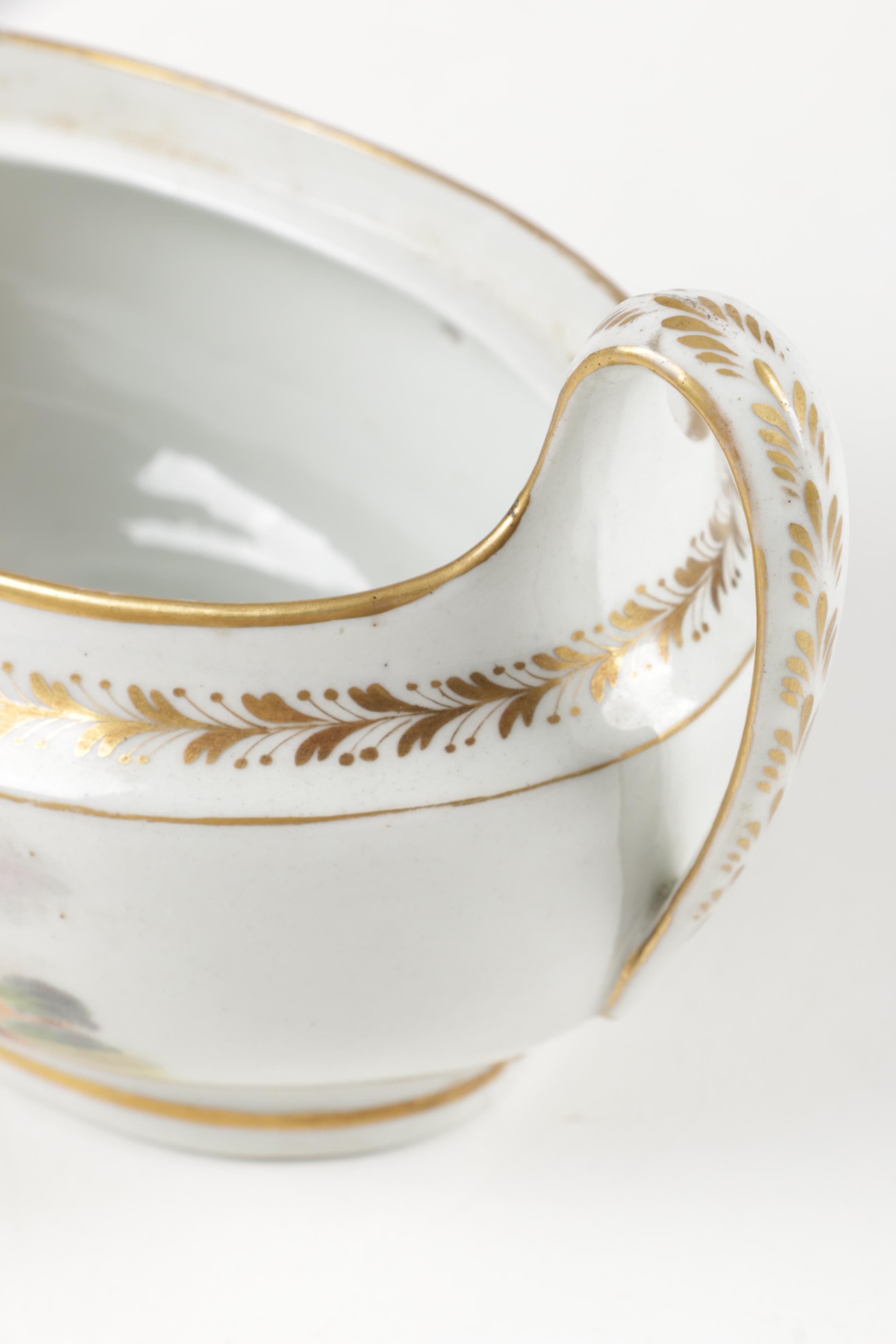 Antique English and Continental Hand-Painted Porcelain