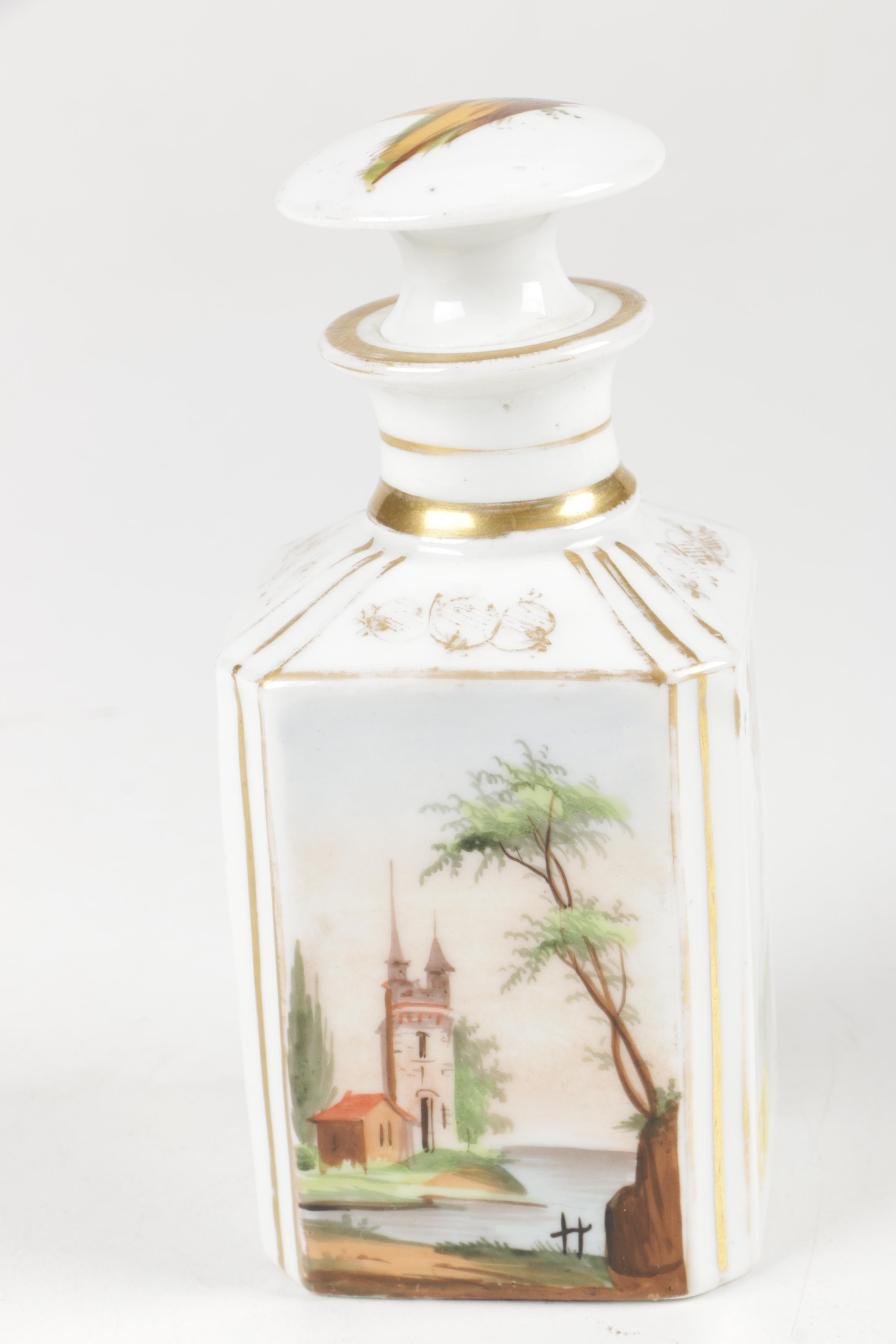Antique English and Continental Hand-Painted Porcelain