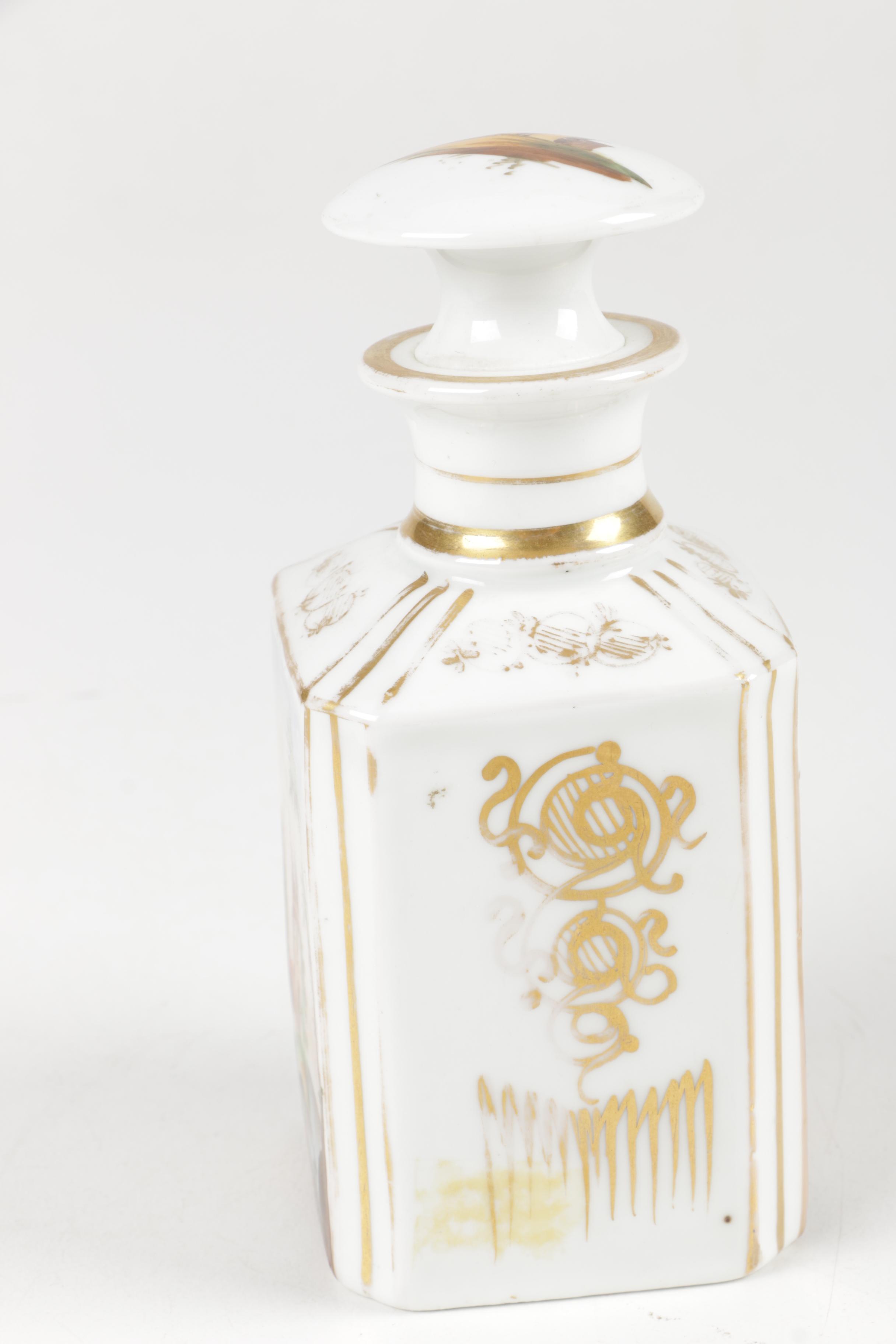 Antique English and Continental Hand-Painted Porcelain