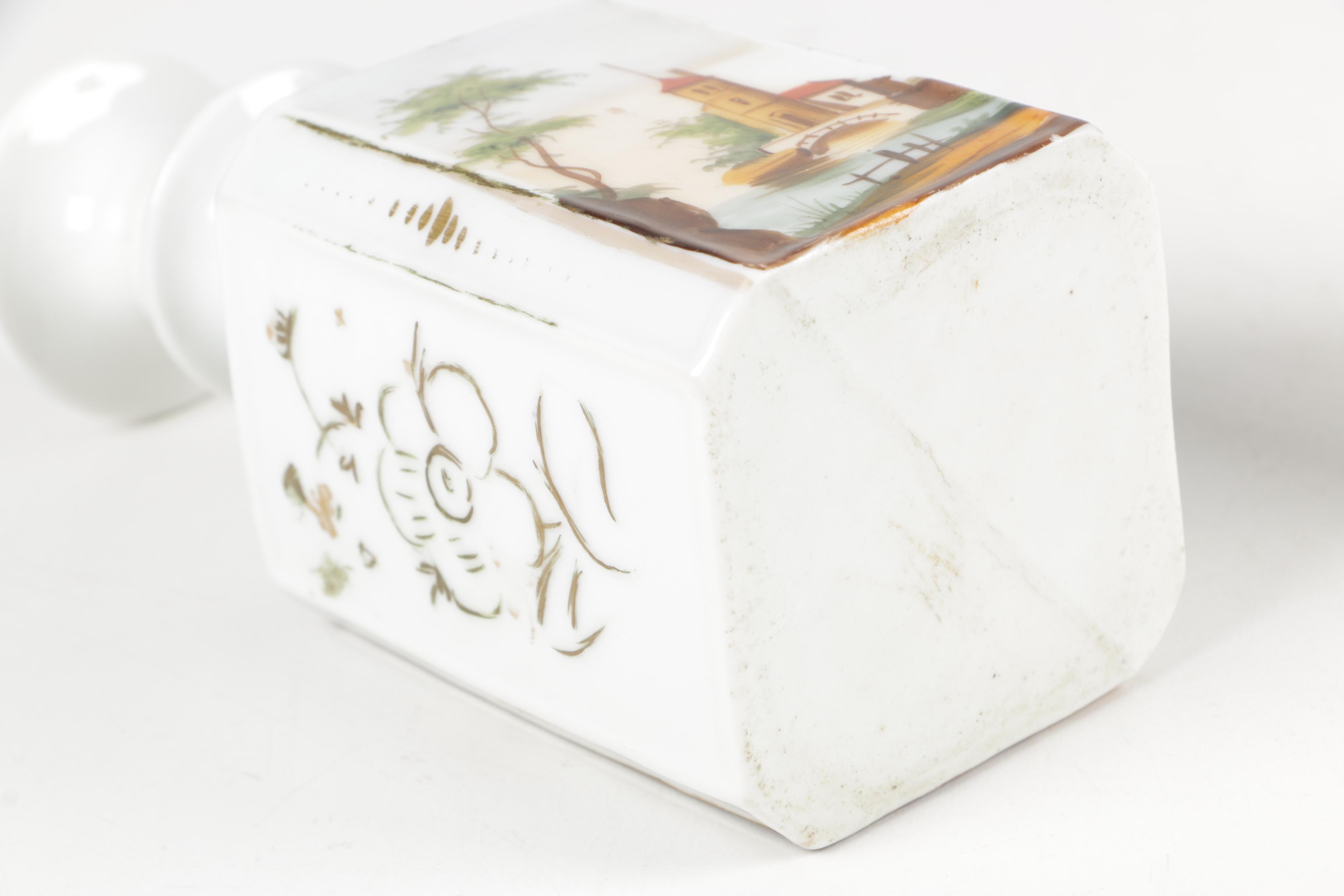 Antique English and Continental Hand-Painted Porcelain
