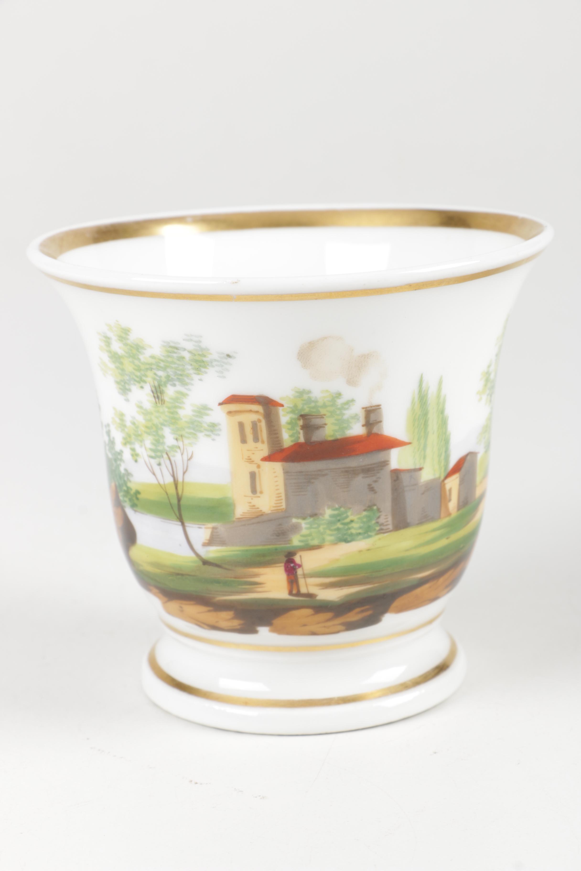 Antique English and Continental Hand-Painted Porcelain