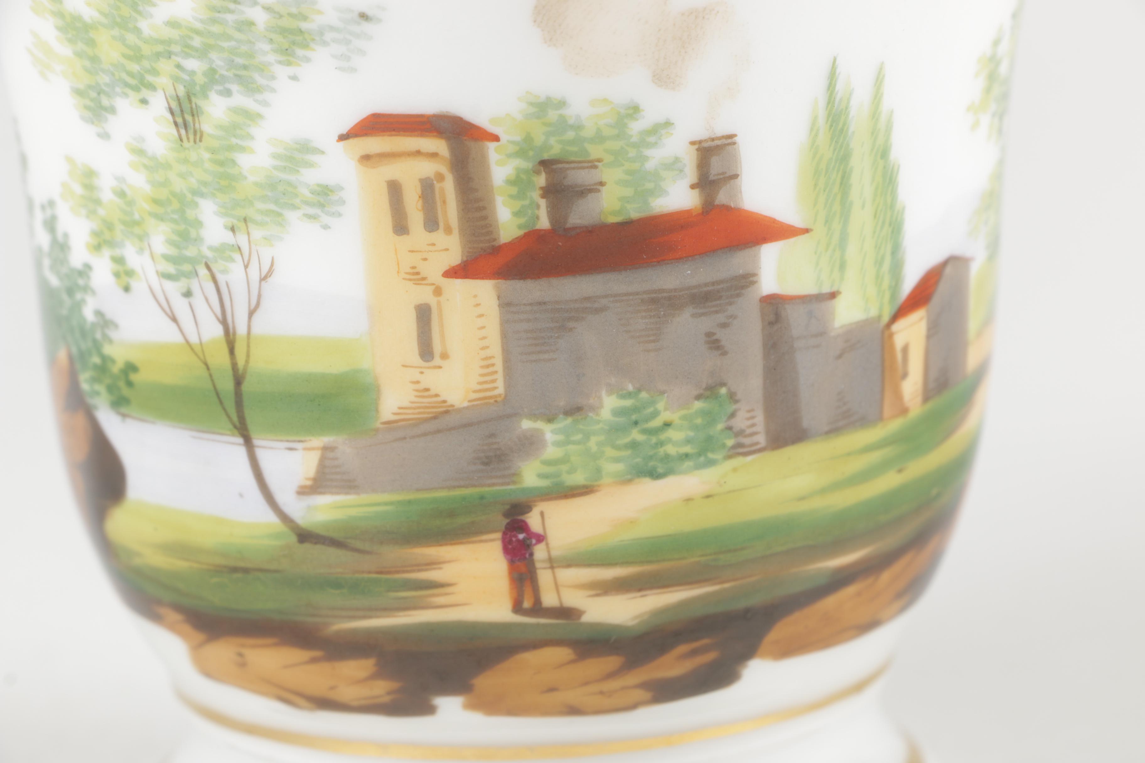 Antique English and Continental Hand-Painted Porcelain
