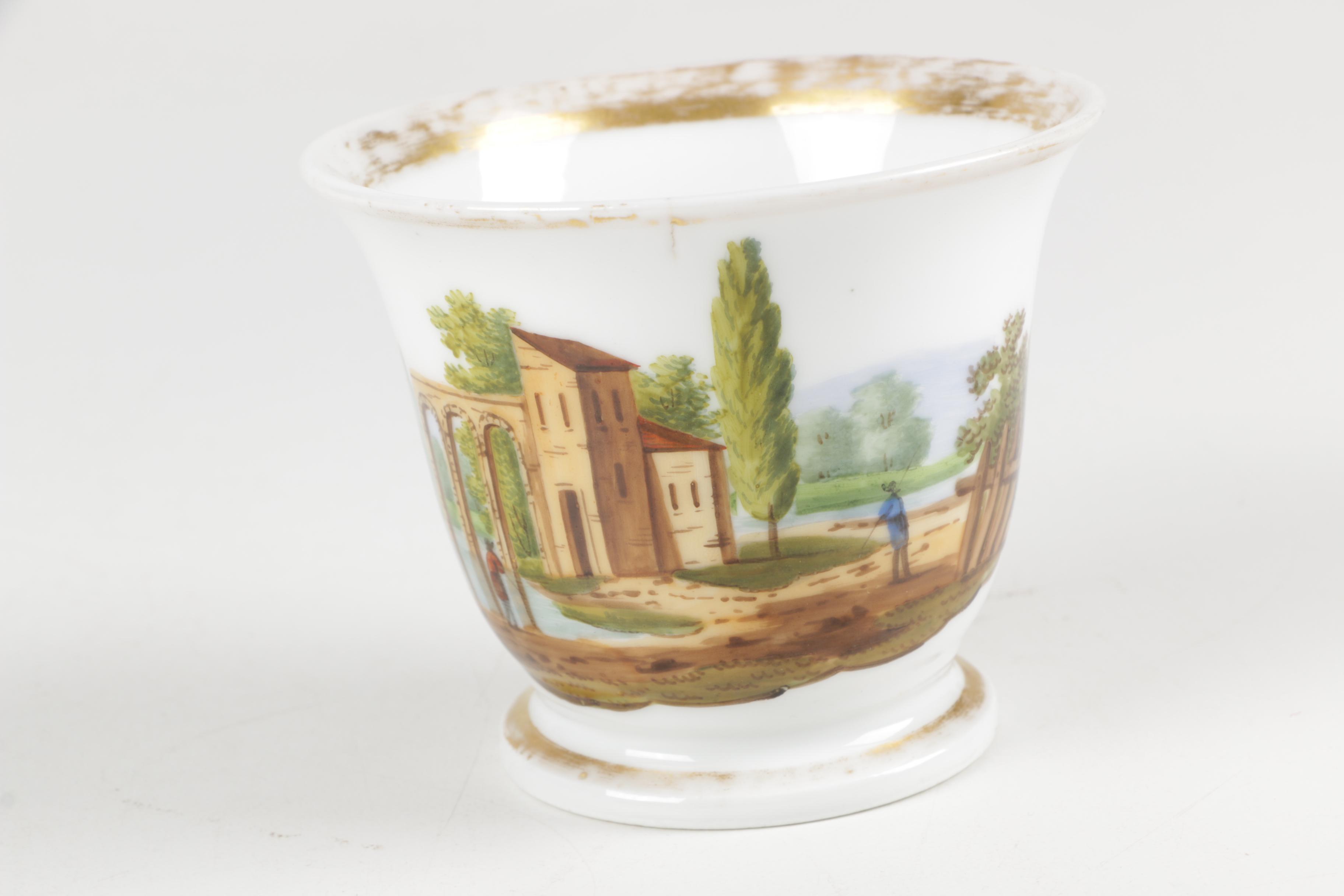 Antique English and Continental Hand-Painted Porcelain