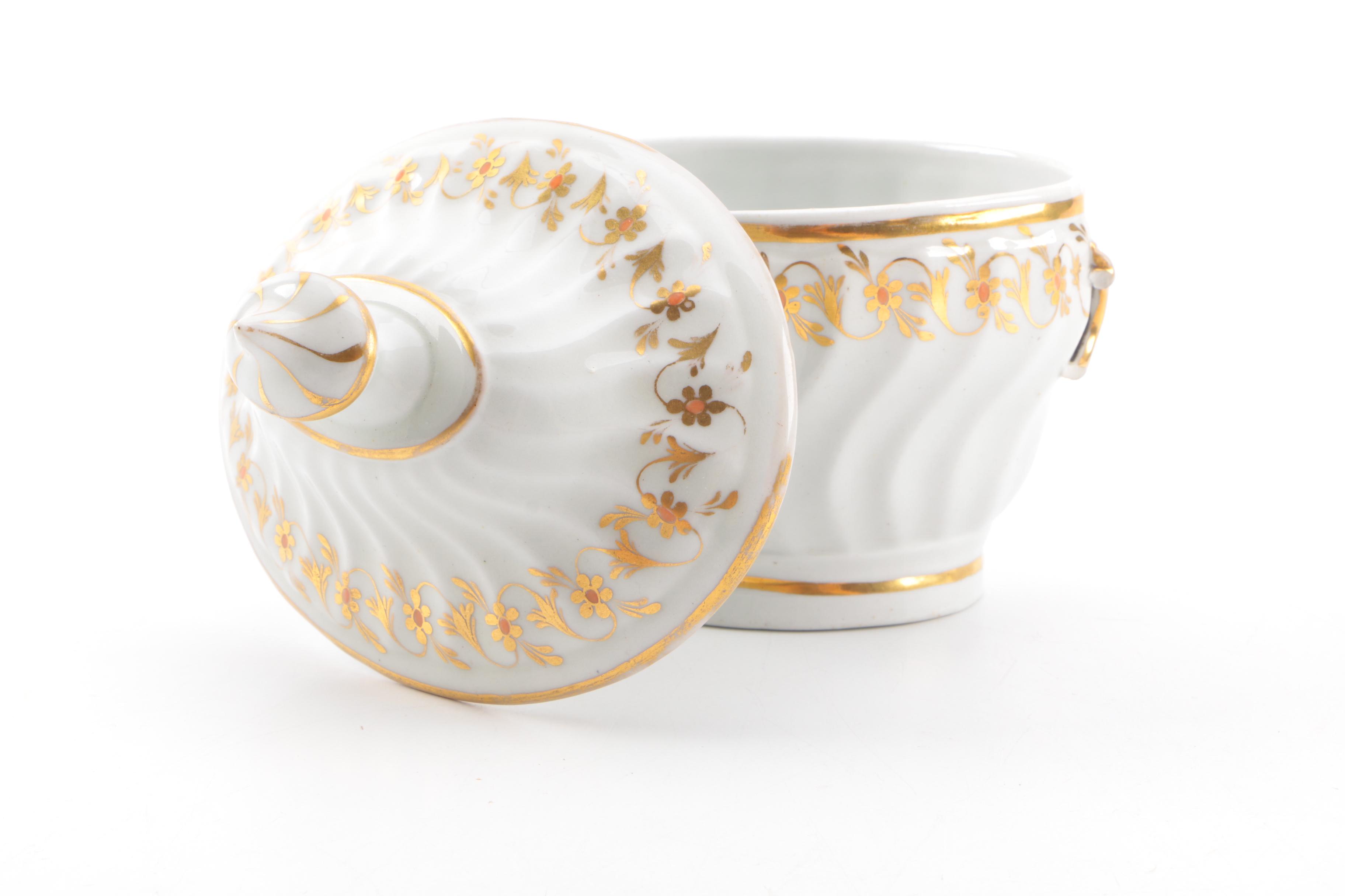 Antique English Porcelain Tableware