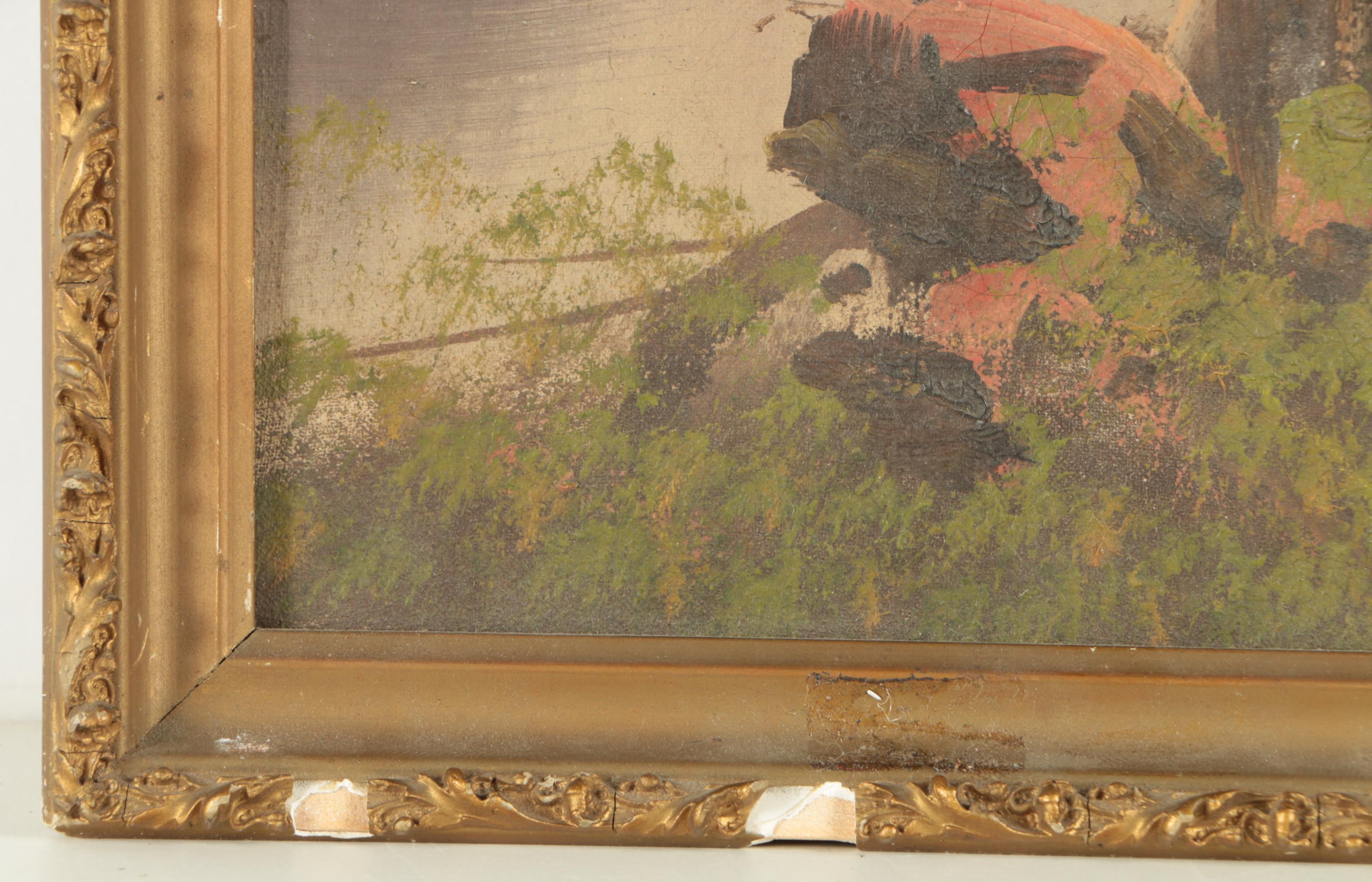 Oil Painting of a River