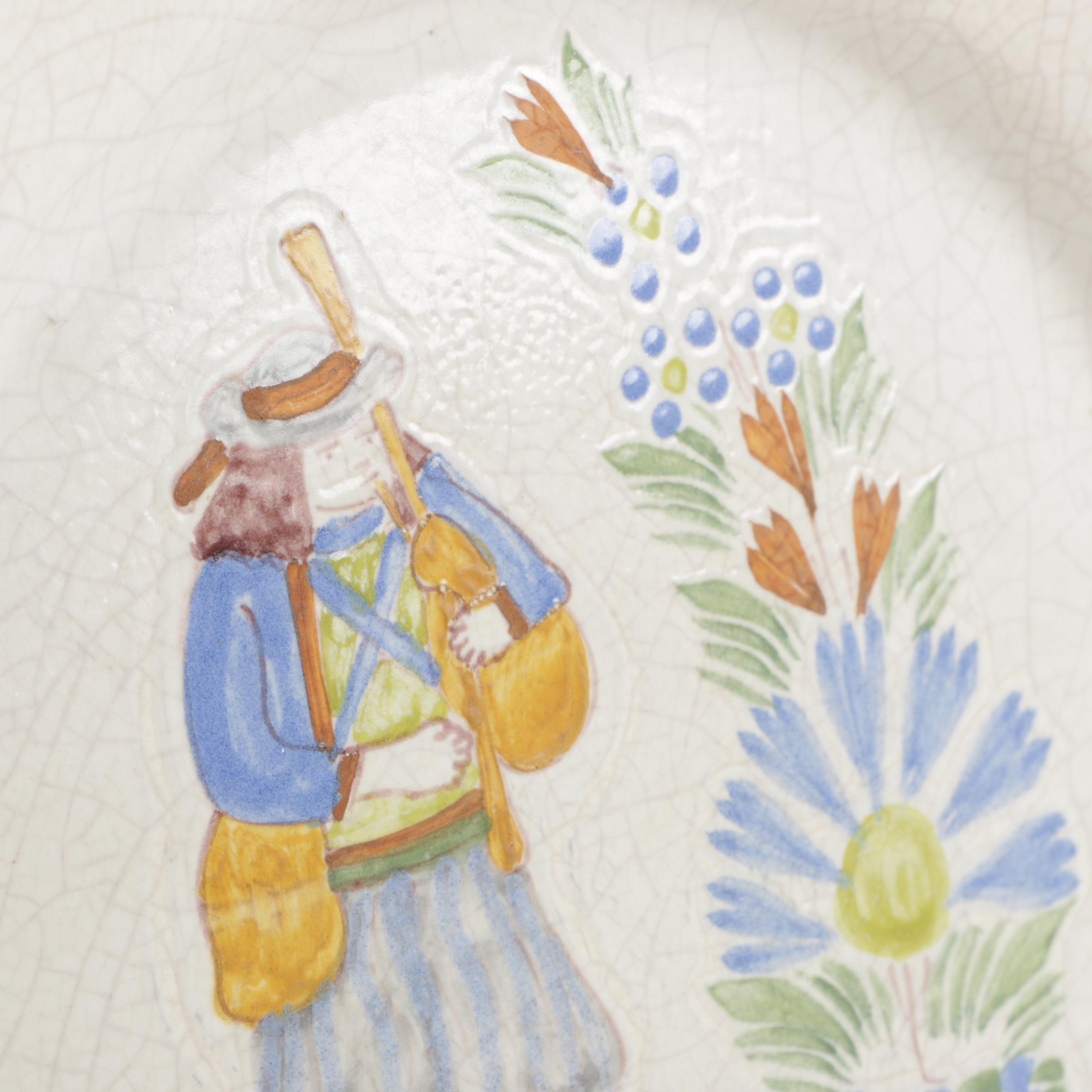 Henriot Quimper Faïence Plates