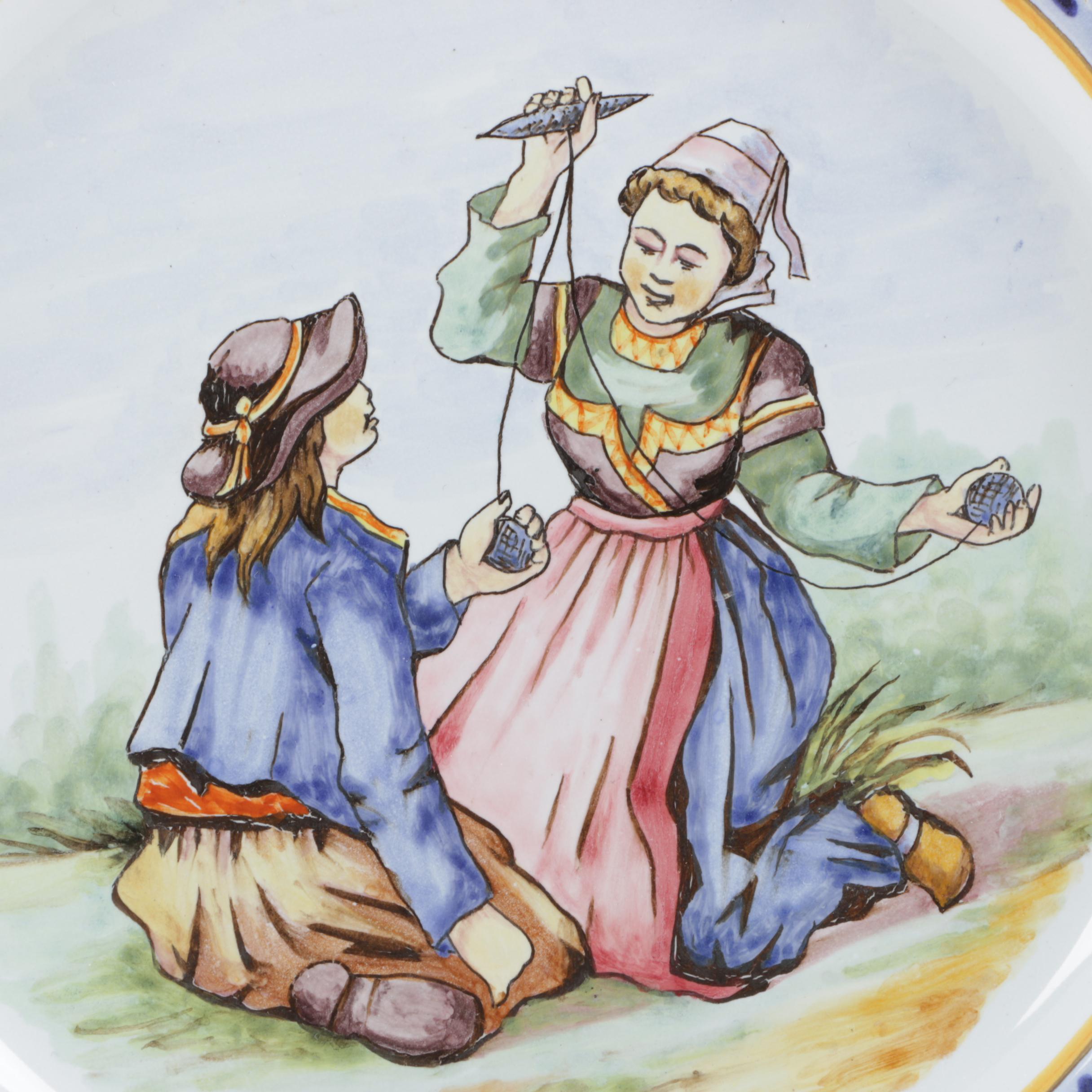 Henriot Quimper Faïence Plates