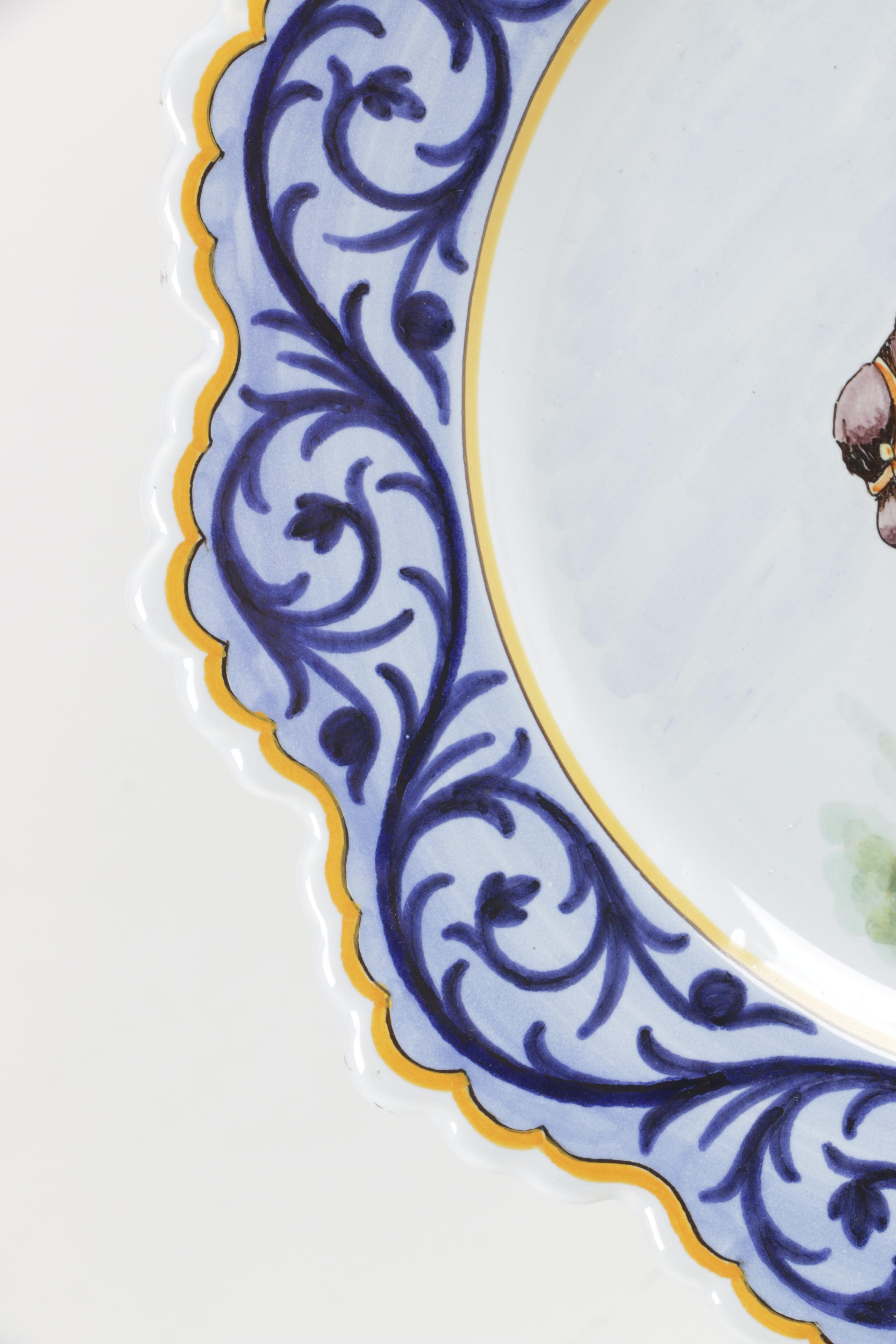 Henriot Quimper Faïence Plates