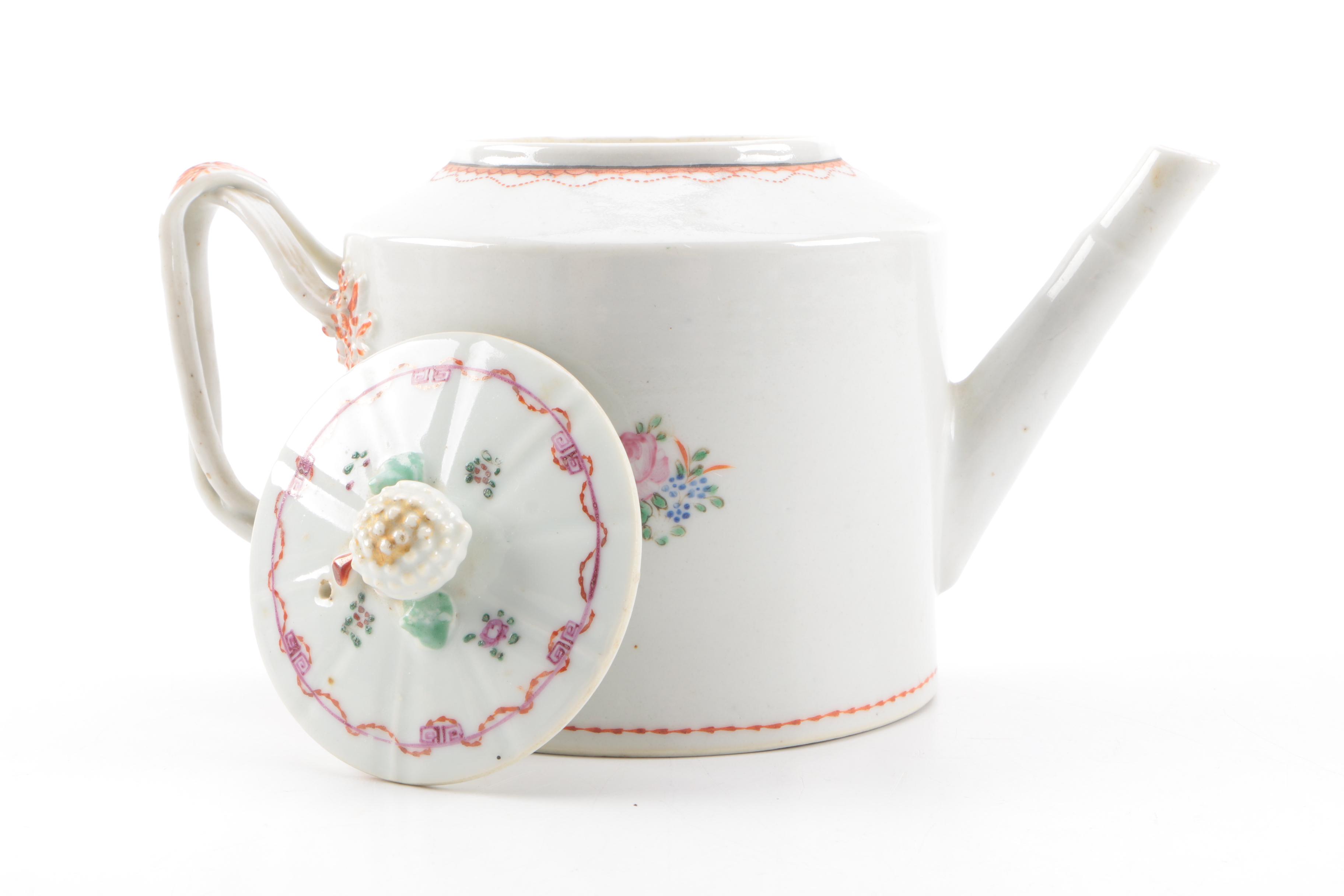Porcelain Tableware Including Chinese Export