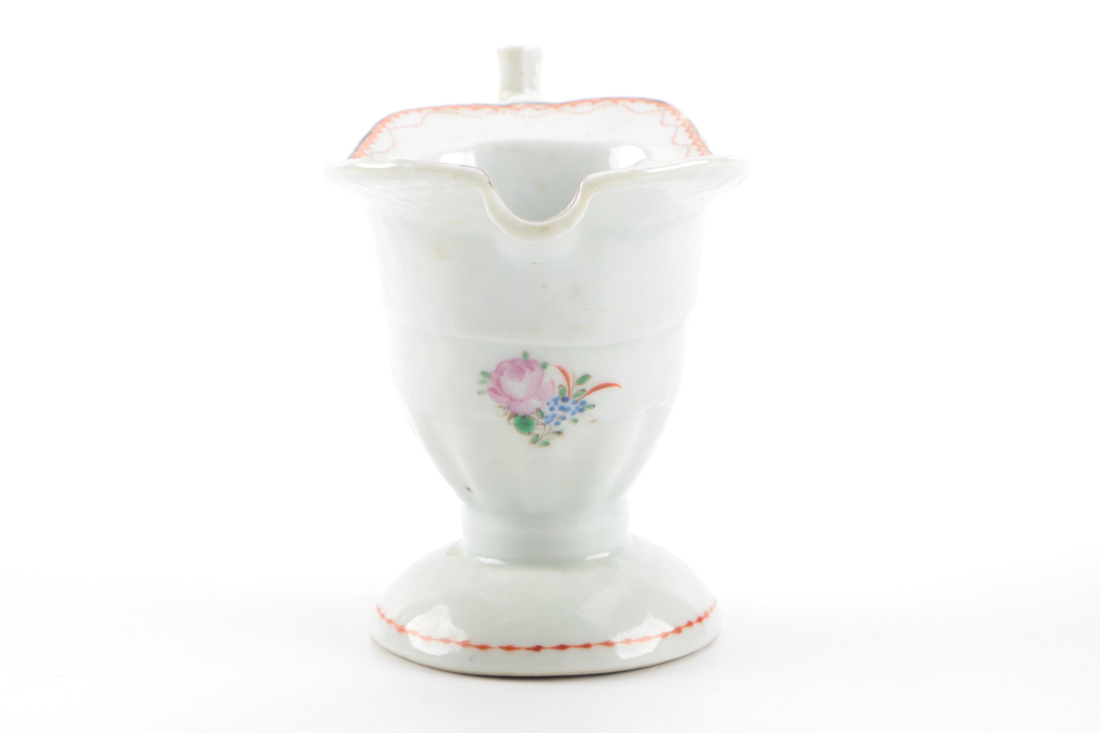 Porcelain Tableware Including Chinese Export
