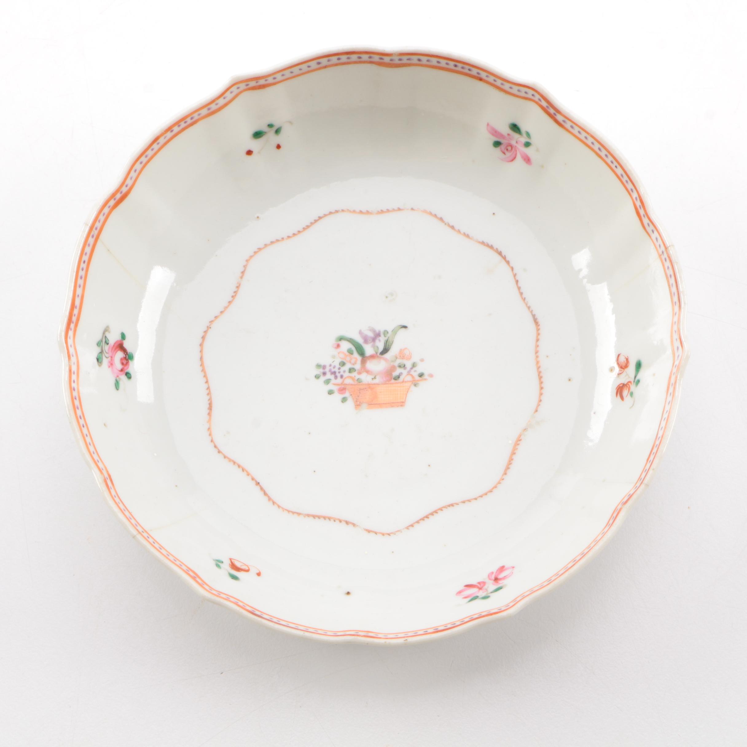 Porcelain Tableware Including Chinese Export