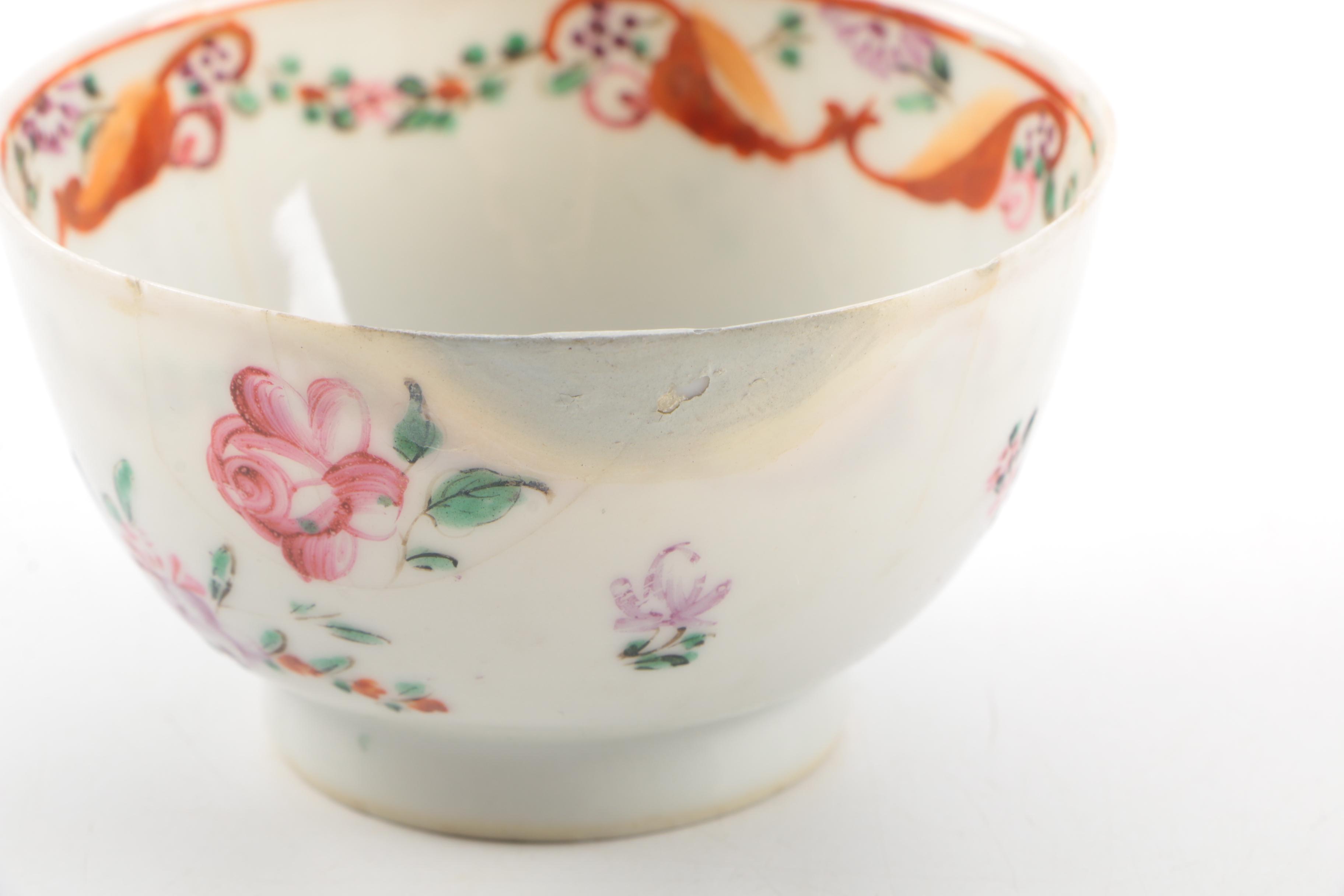 Porcelain Tableware Including Chinese Export
