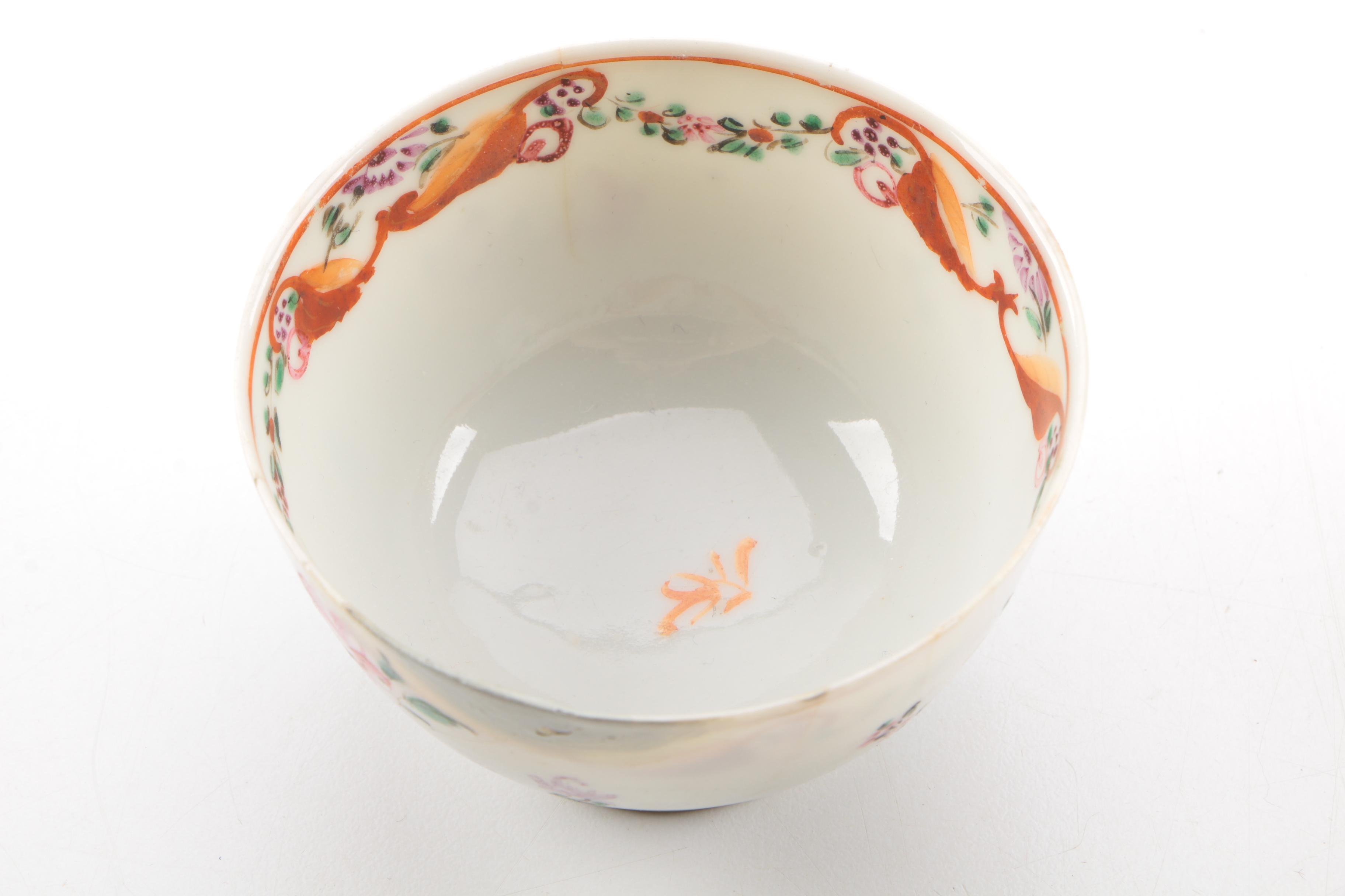 Porcelain Tableware Including Chinese Export