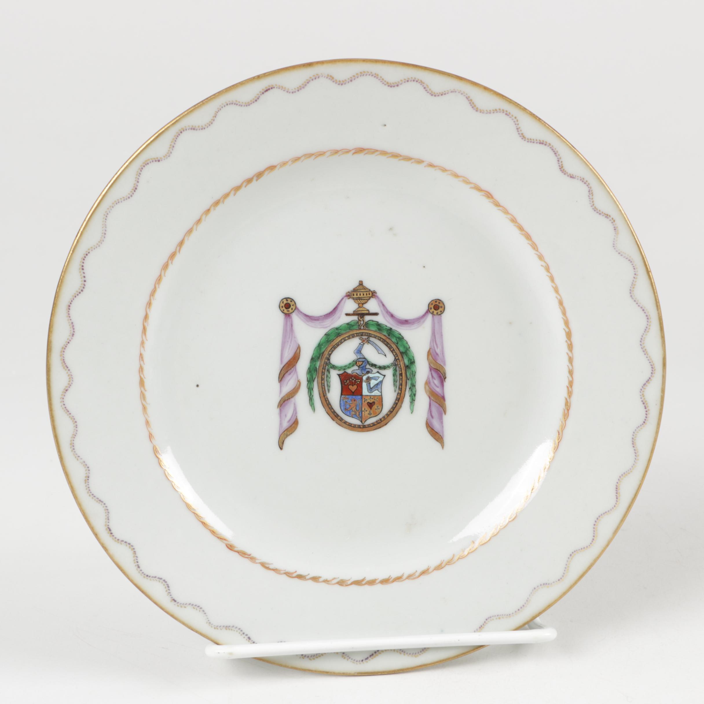 Eclectic  English Tableware Featuring Antique Rockingham Works and Worchester