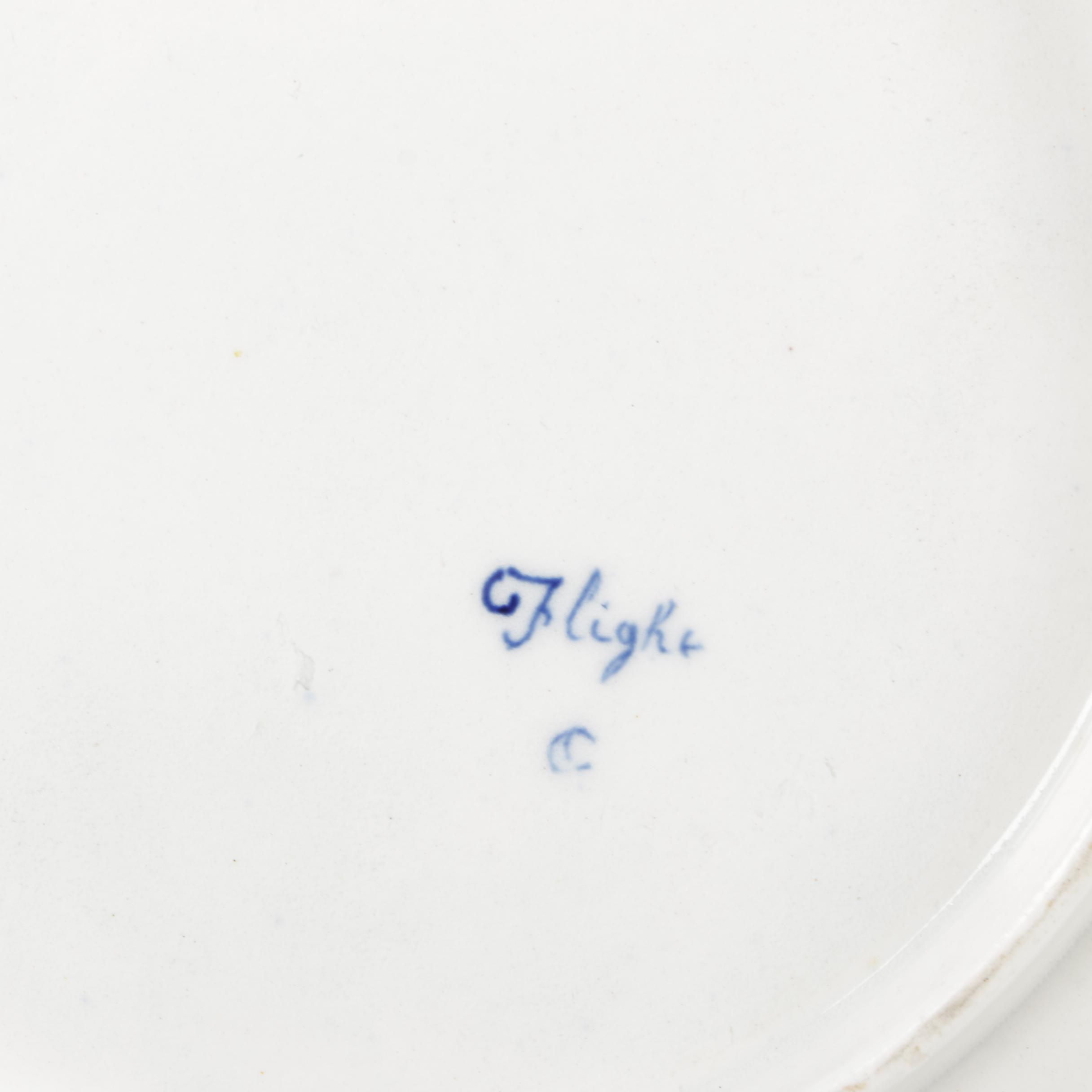 Eclectic  English Tableware Featuring Antique Rockingham Works and Worchester