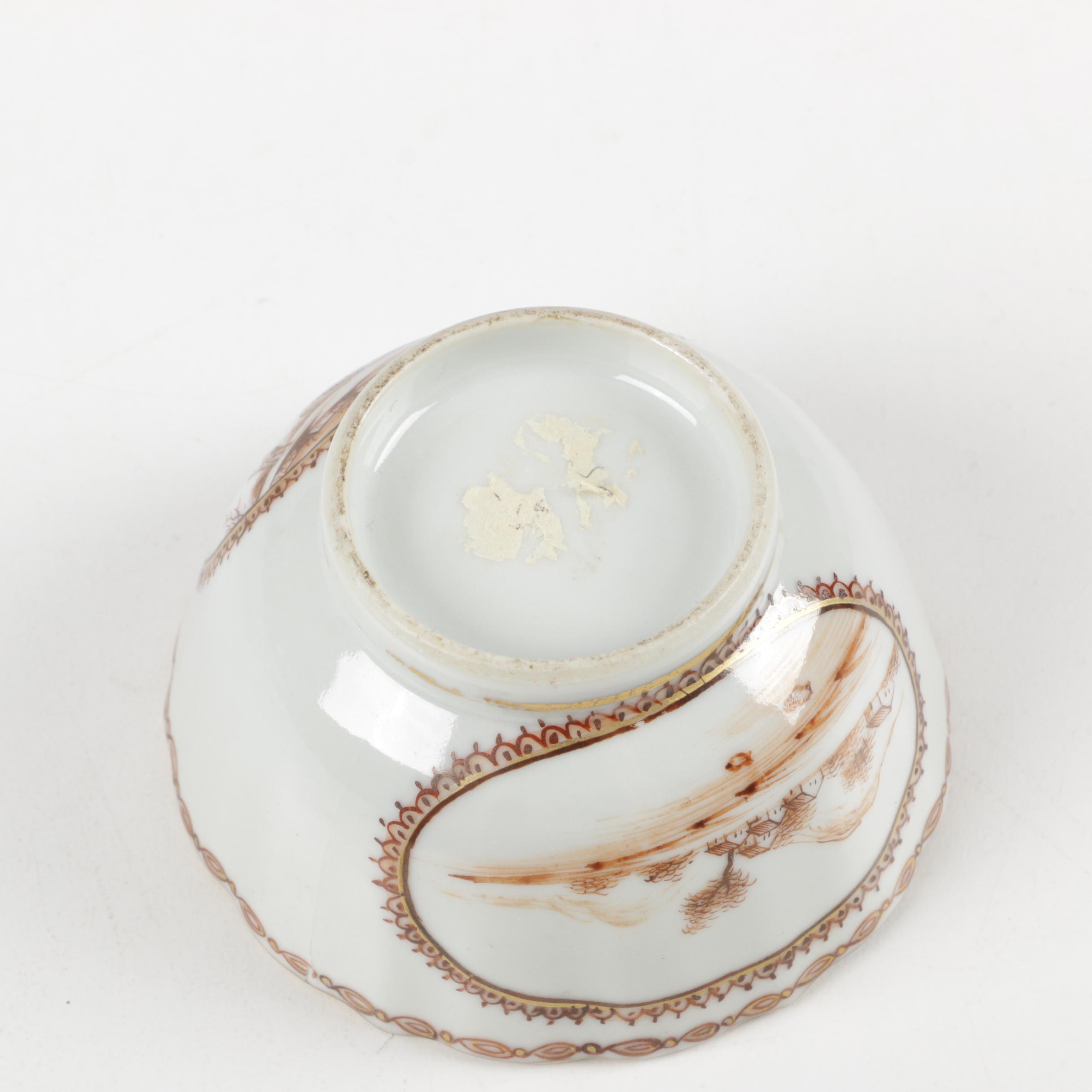 Eclectic  English Tableware Featuring Antique Rockingham Works and Worchester