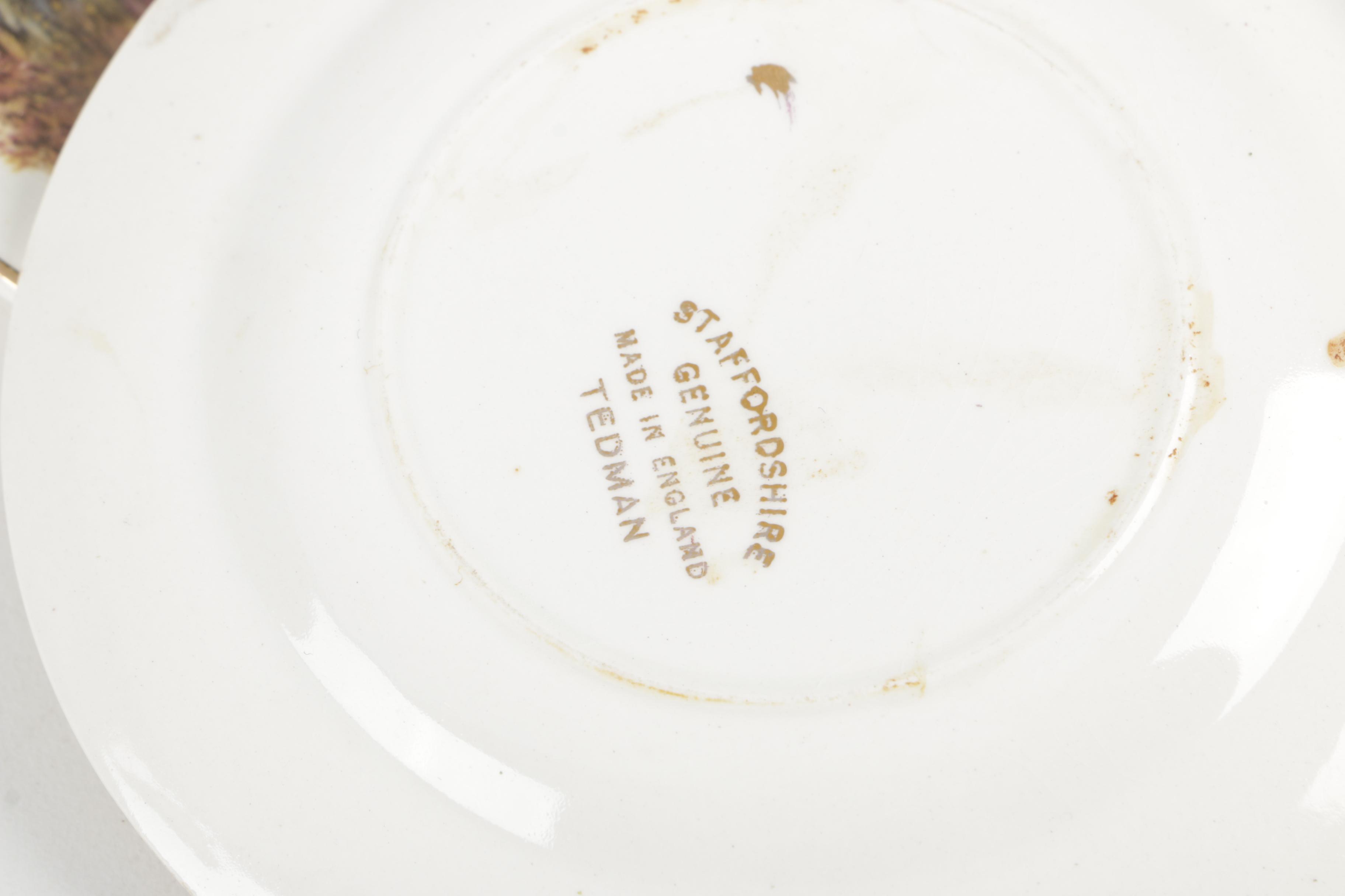 Eclectic  English Tableware Featuring Antique Rockingham Works and Worchester