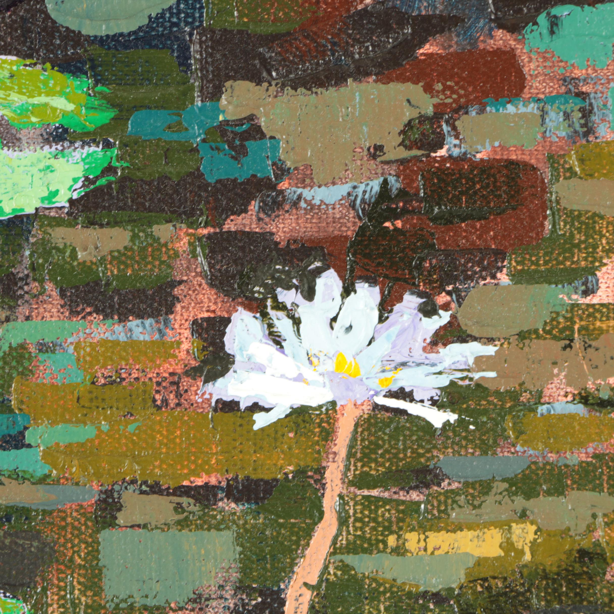 L. Roper Acrylic Painting "Classical Lilies"