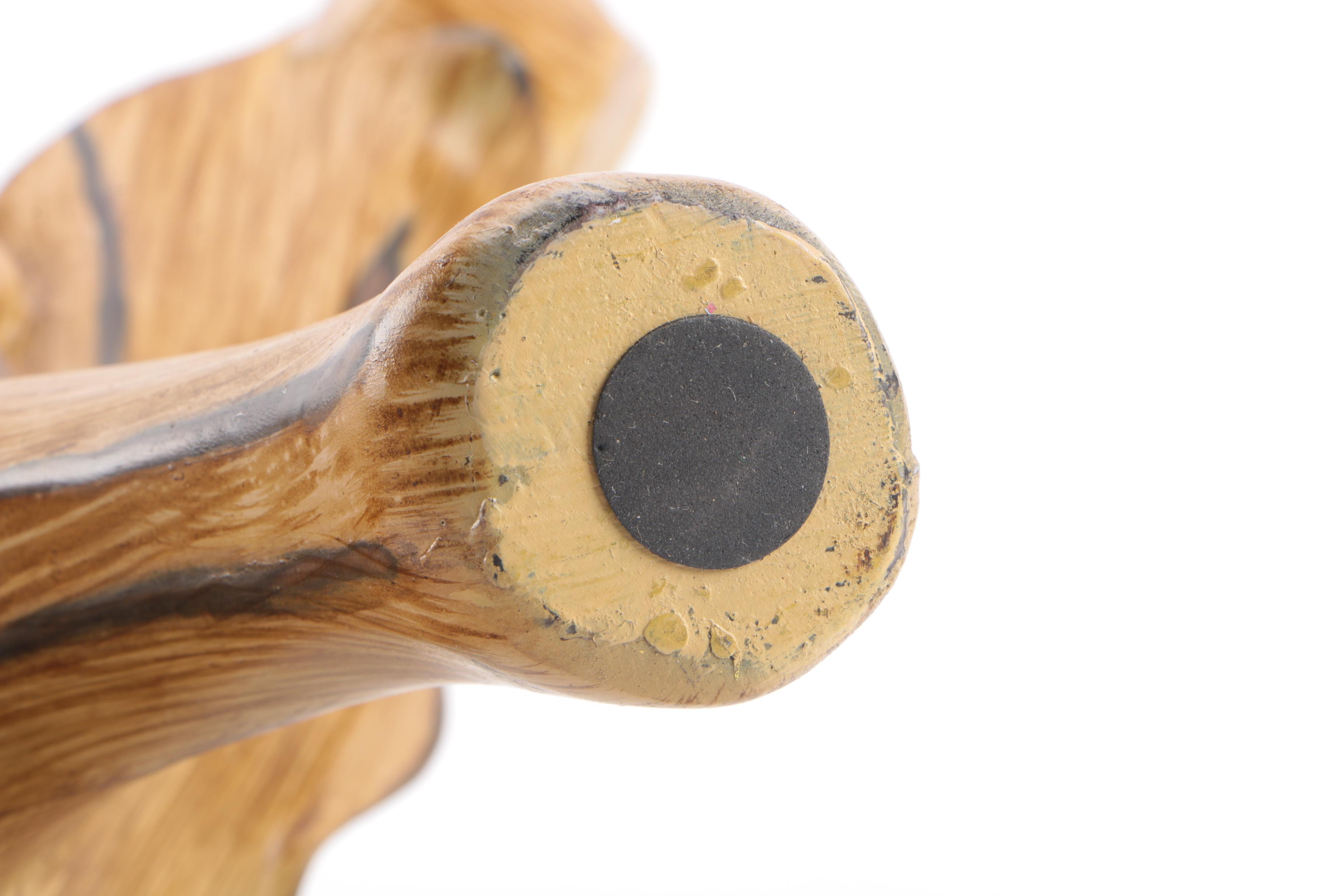 Wood  Elephant Figurine