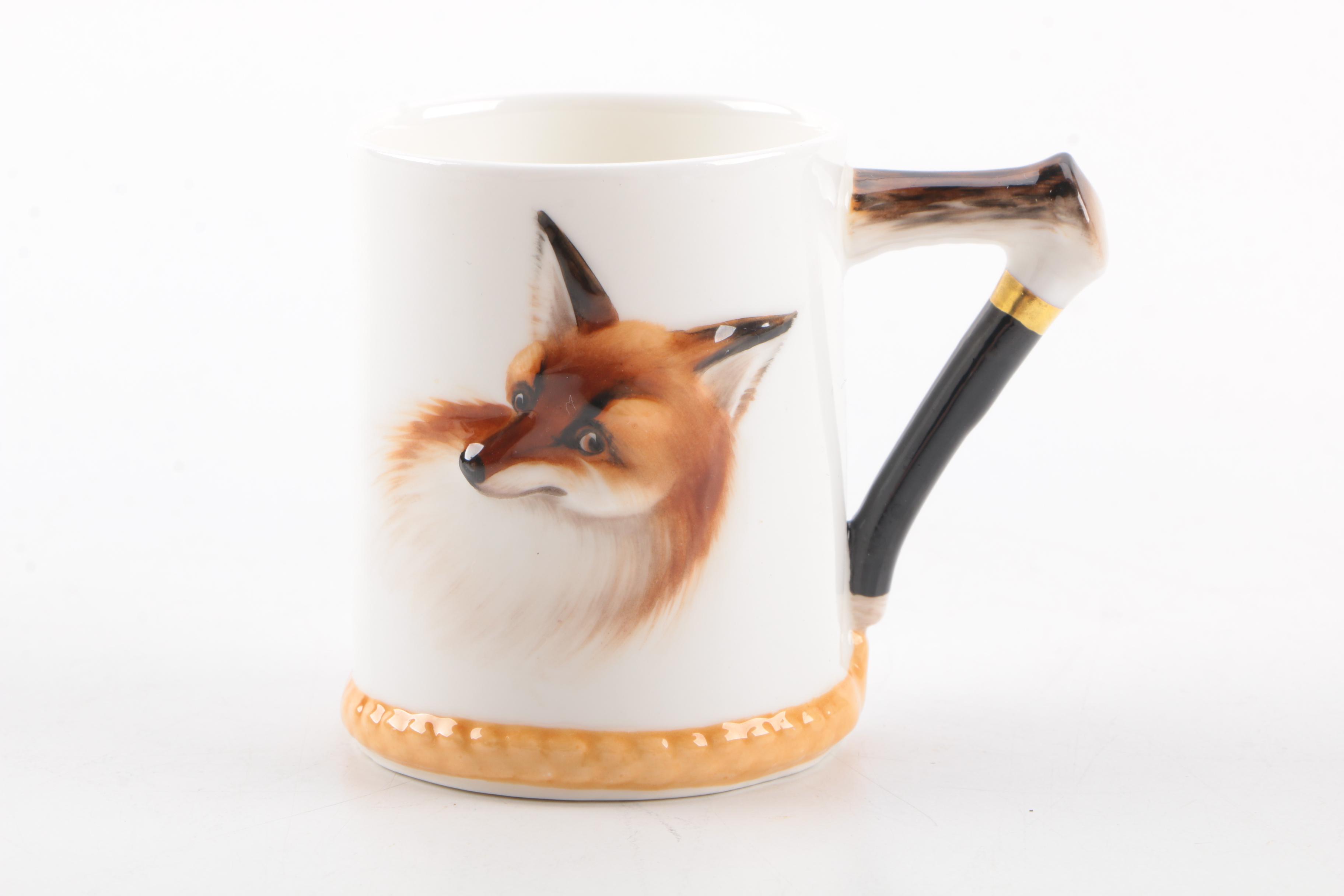 Vintage Royal Doulton "Reynard the Fox" Demitasse Set