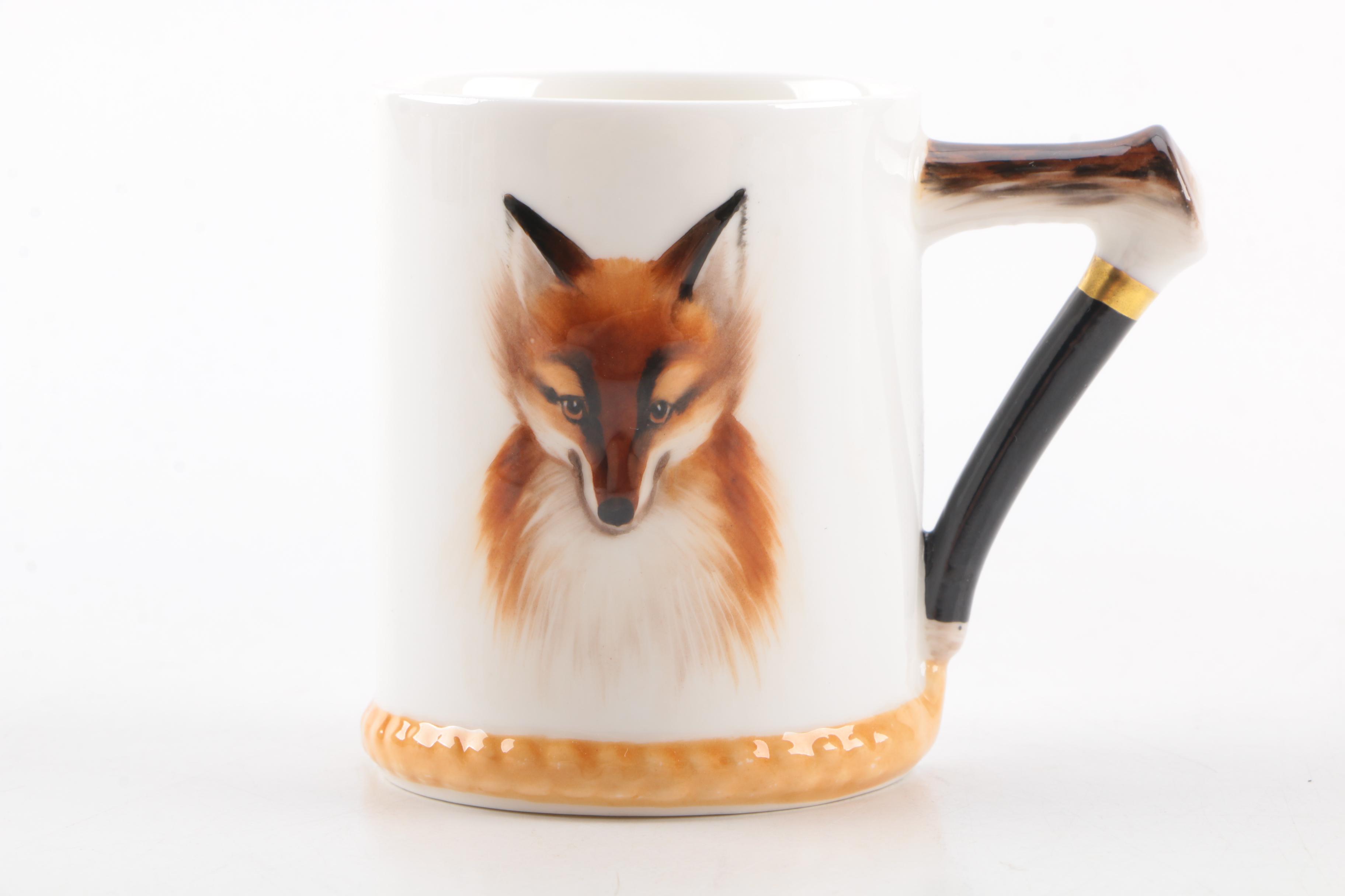 Vintage Royal Doulton "Reynard the Fox" Demitasse Set