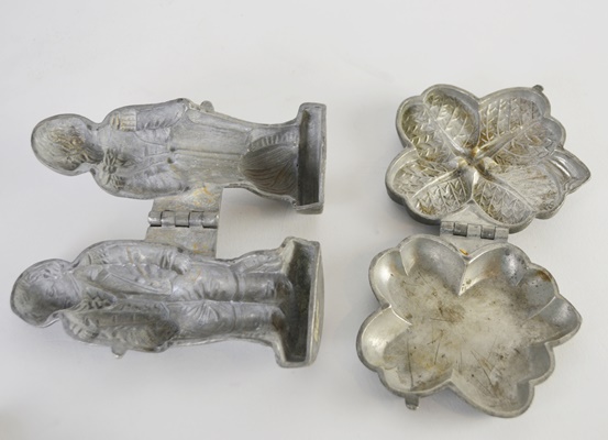 George Washington Candy Mold and Clover Ice-cream Mold