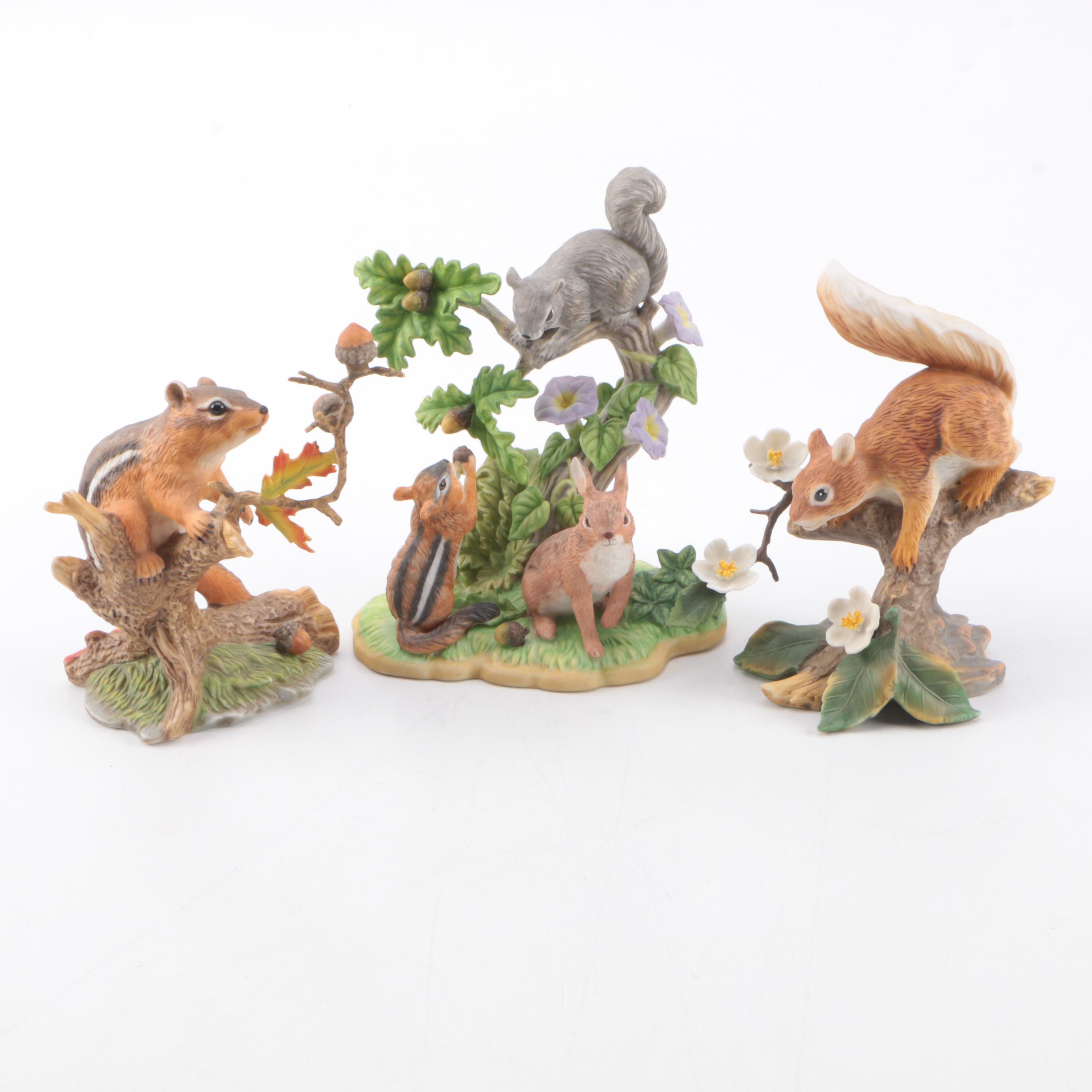Lenox Woodland Animal Porcelain Figurines