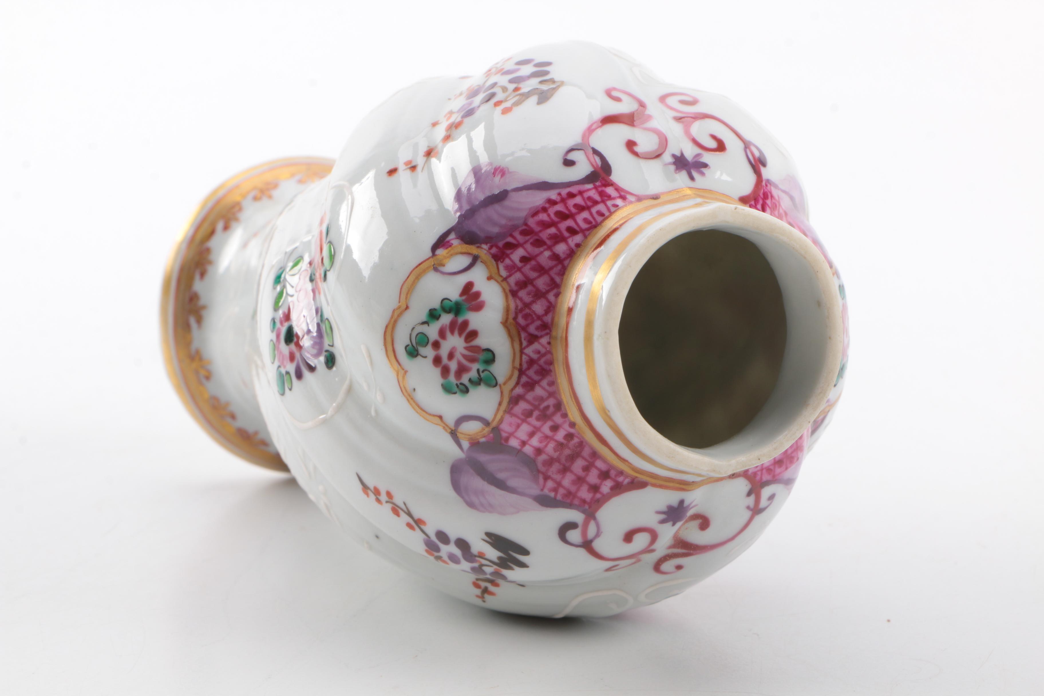 Small Floral Porcelain Vases