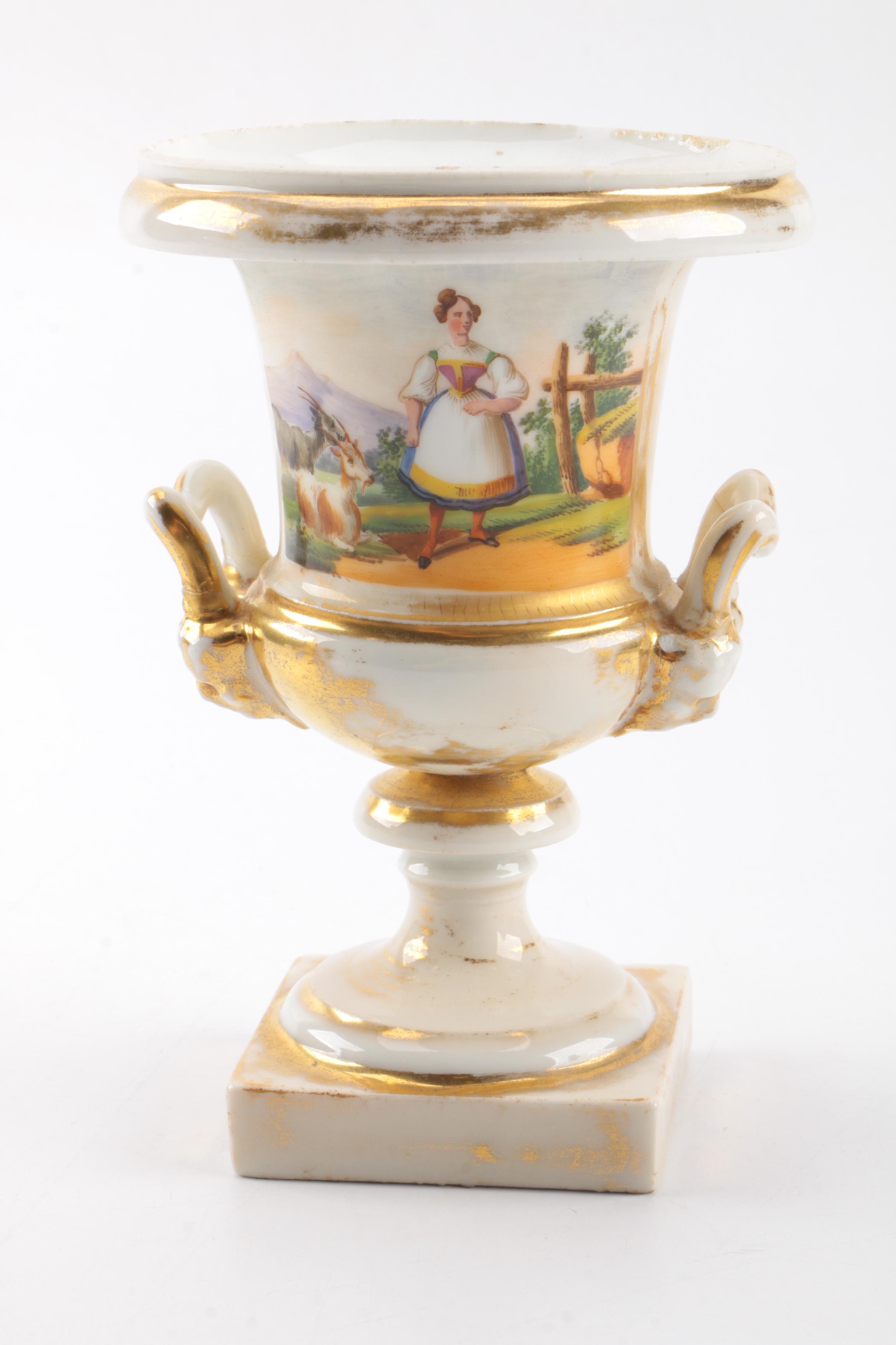 Antique Porcelain Urns