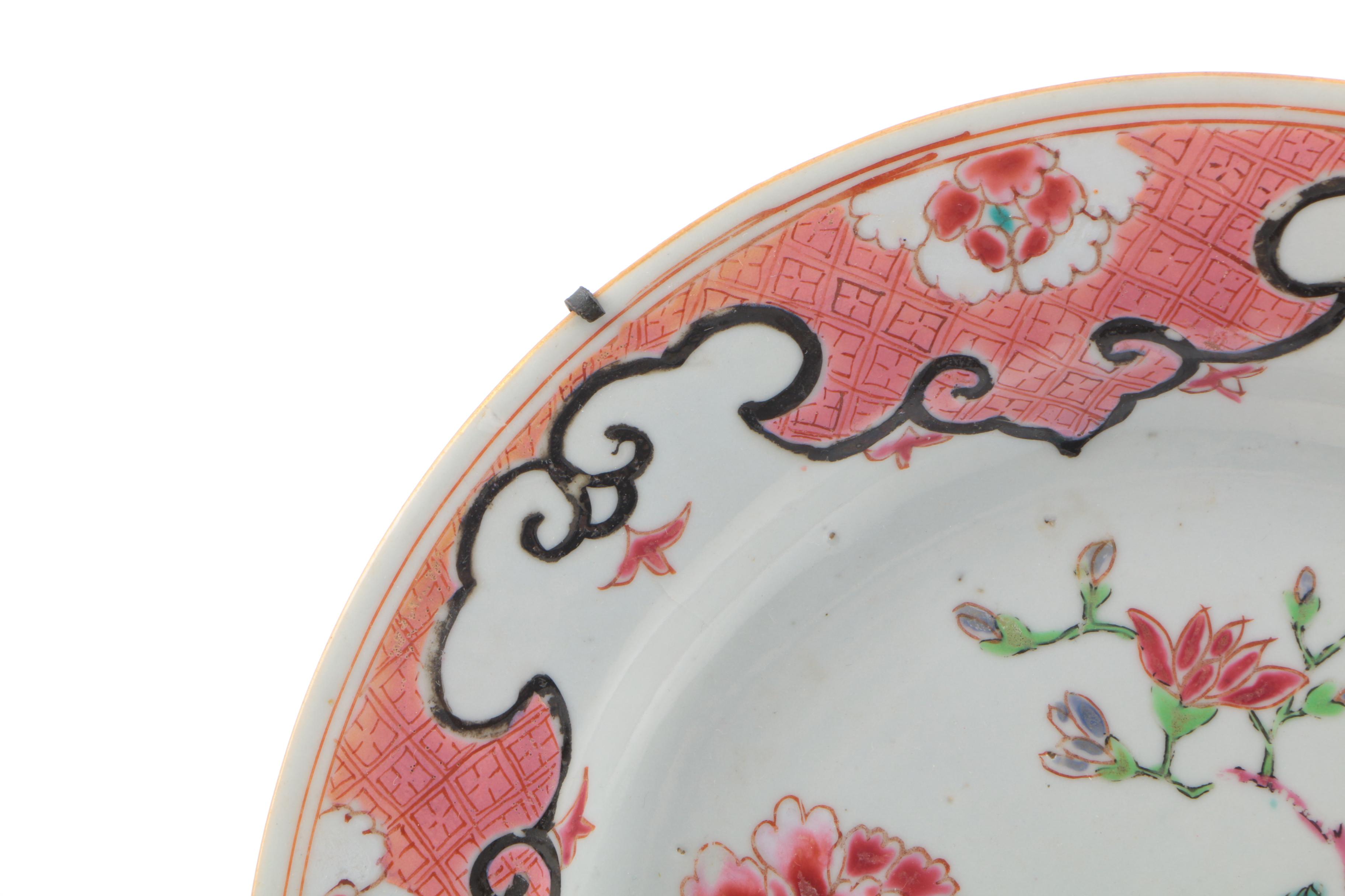 Early 19th Century Antique Chinese Export Hand-Painted Porcelain Tableware