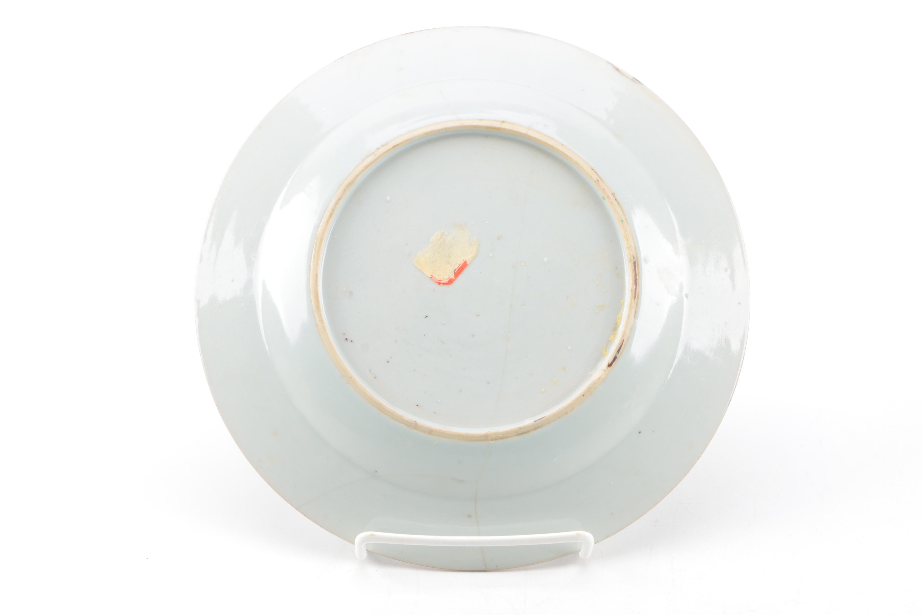 Early 19th Century Antique Chinese Export Hand-Painted Porcelain Tableware