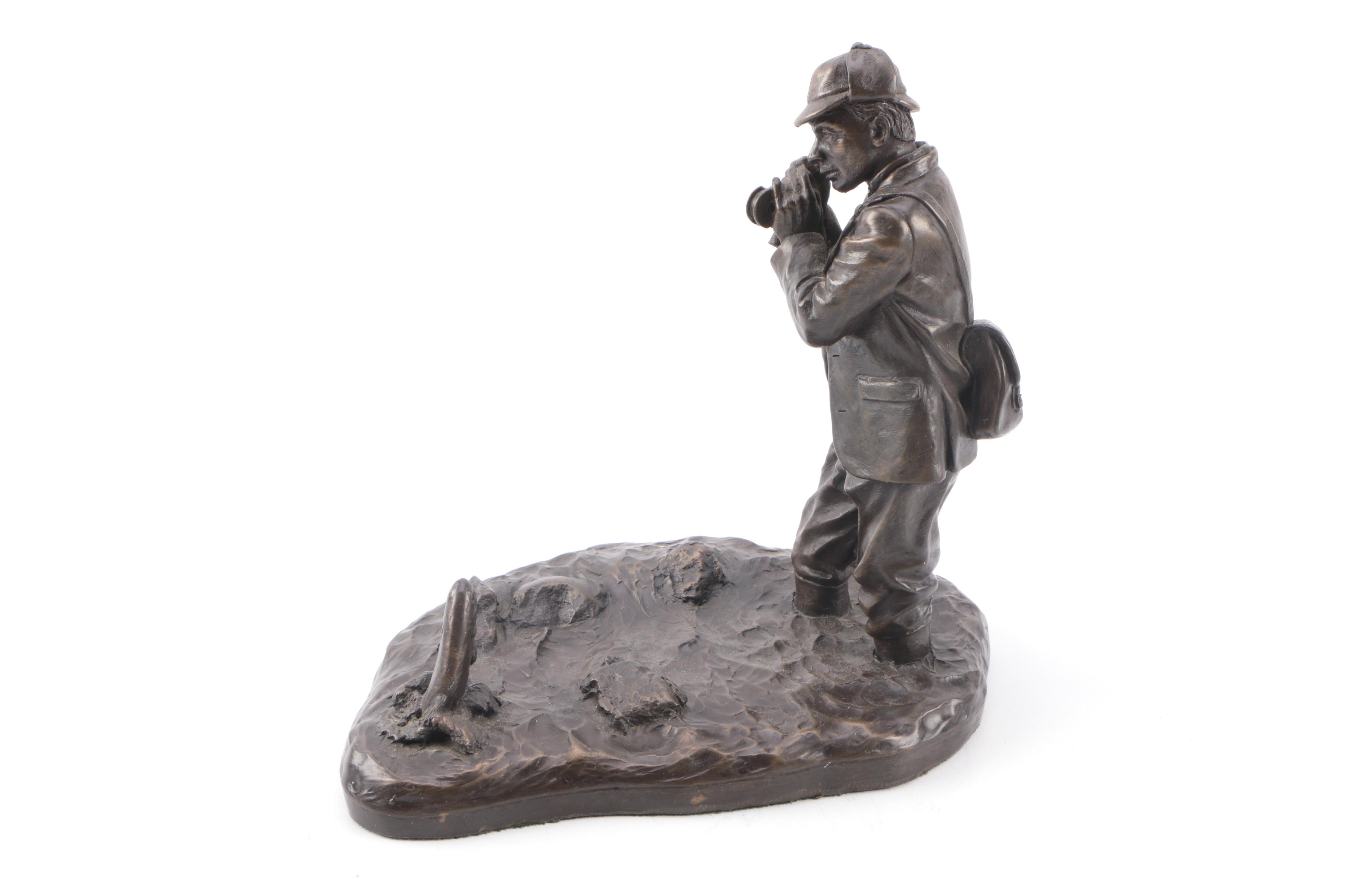 Bear and Fisherman Figurines Including Royal Tara