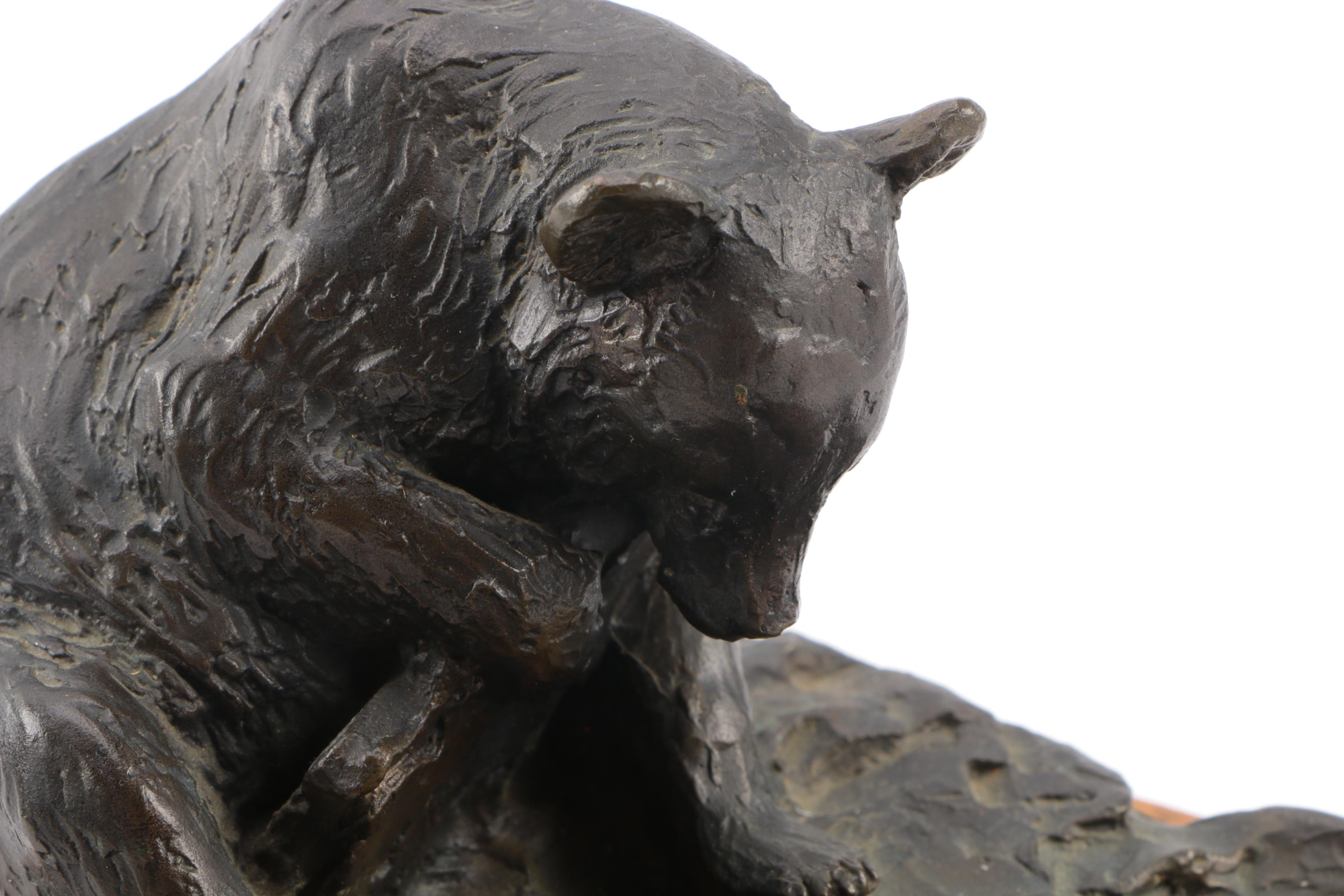 Bear and Fisherman Figurines Including Royal Tara